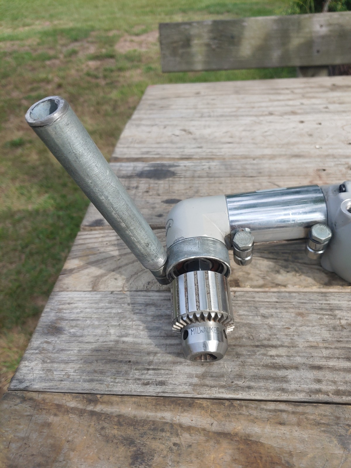 Milwaukee 1107-1 1/2″ Heavy Duty Right Angle Drill. USA. Serviced.