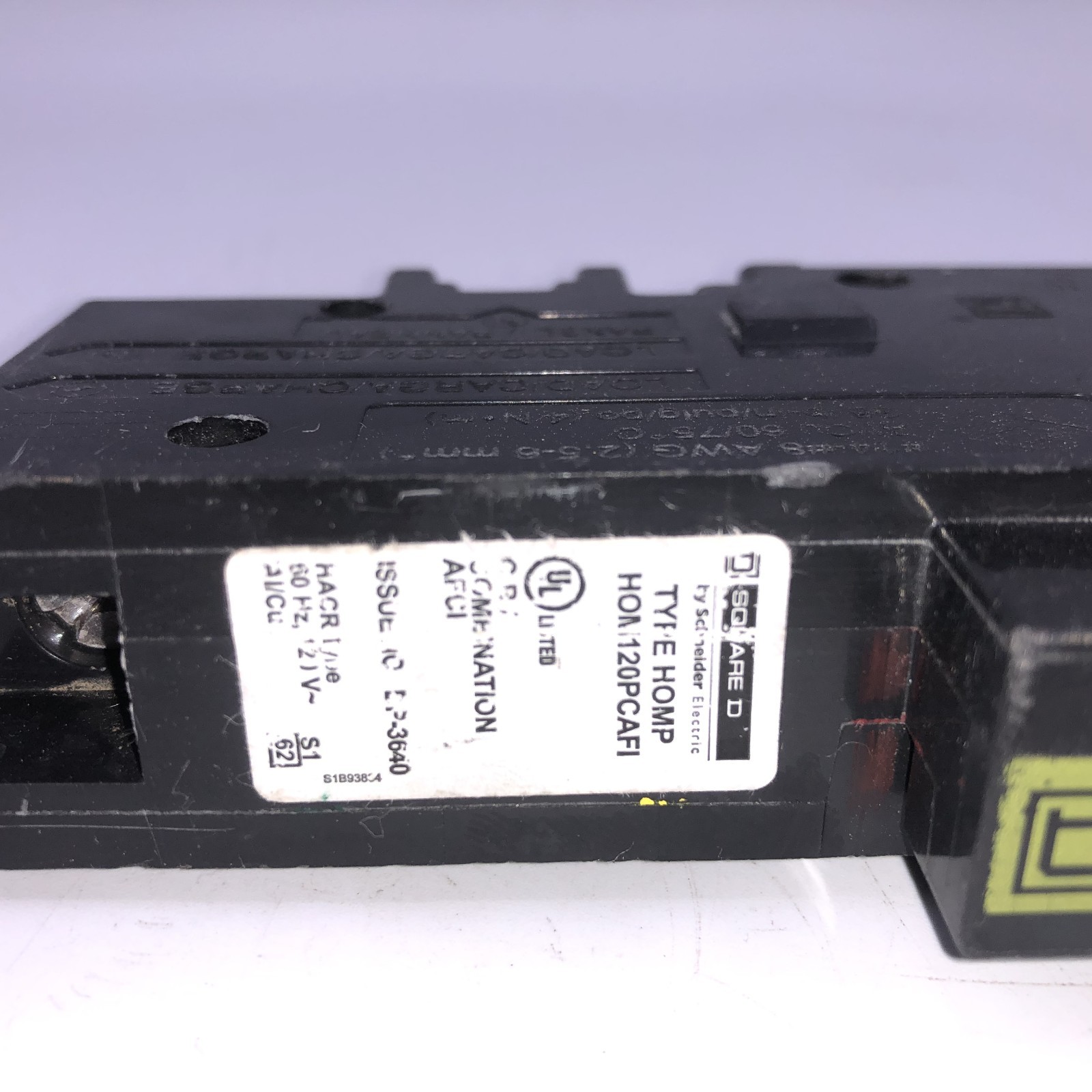 Square D Homeline 20 Amp SinglePole Combination AFCI Circuit Breaker HOM120PCAFI