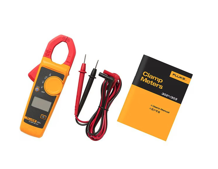 Fluke 302 + Clamp Meter Tester Average Type Digital Ammeter NEW