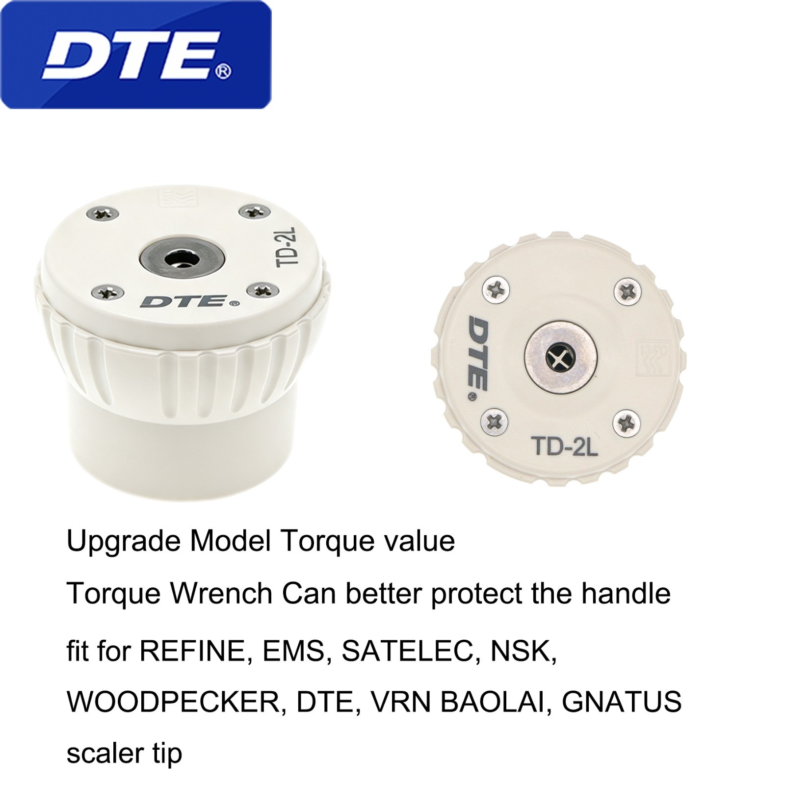 Woodpecker DTE Dental Ultrasonic Scaler Tip Torque Wrench Fit EMS NSK SATELEC