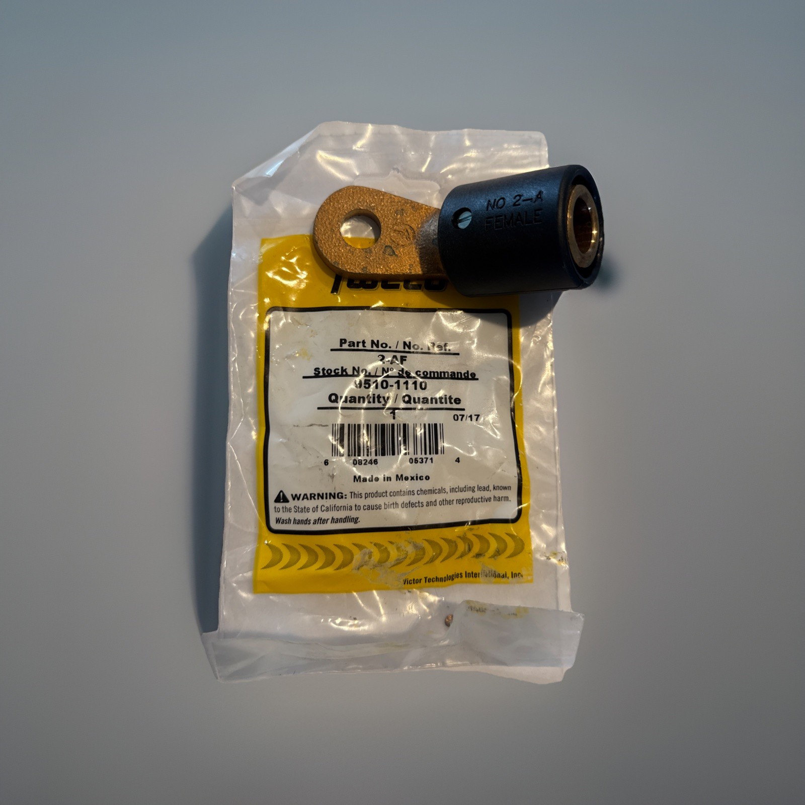 NEW 2 AF Tweco 45° Lug To Female Quick Connect *FREE SHIPPING*