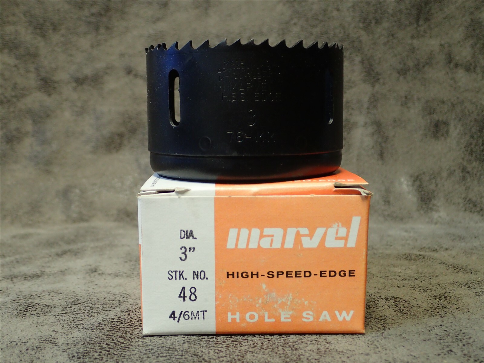#48 Marvel Armstrong Blum 3″ Hole Saw, 1-7/8″ Cutting Depth, HSS Tooth Edge