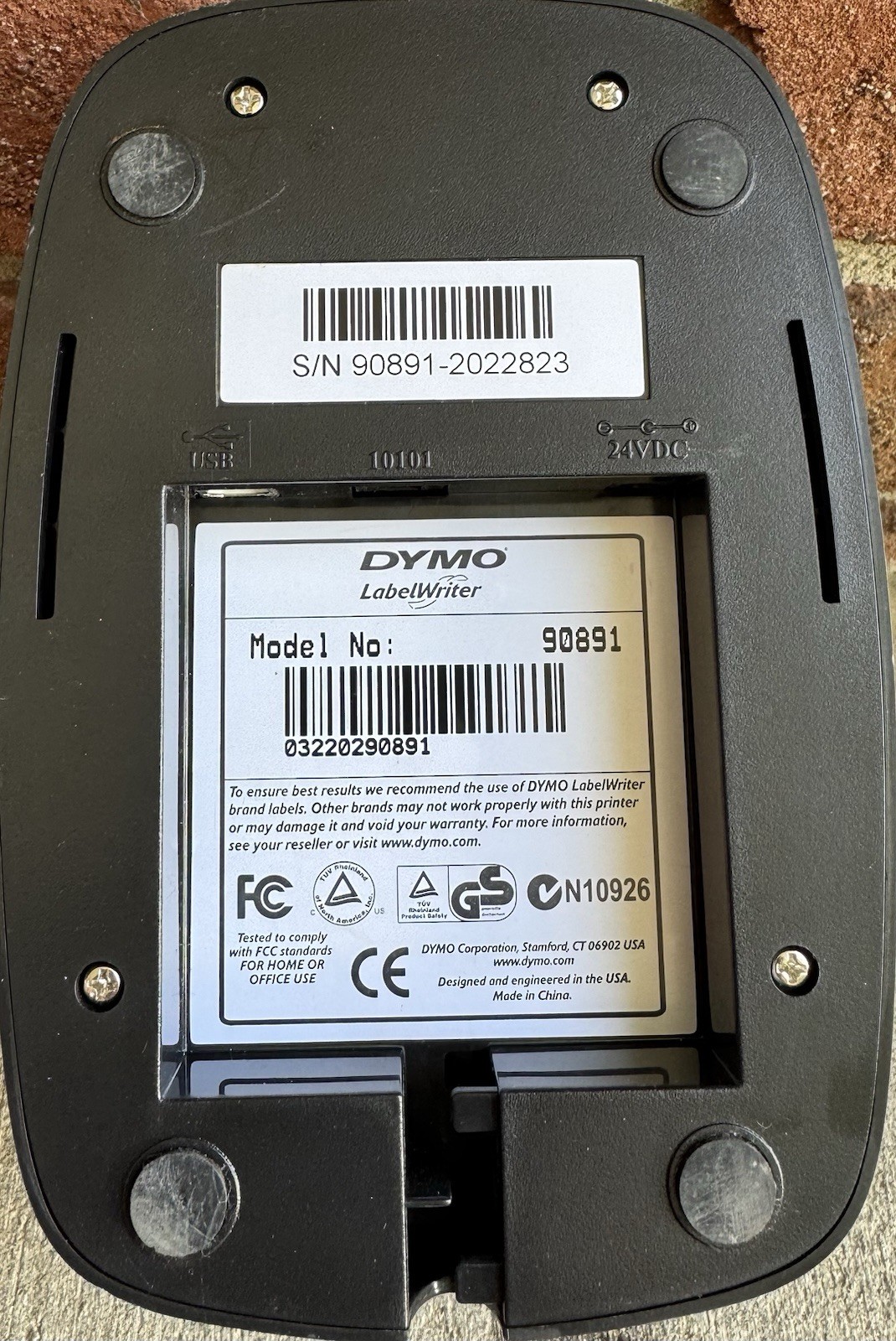 Dymo LabelWriter 330 Thermal Label Maker Printer 90891 W/ Adapter USB Labels