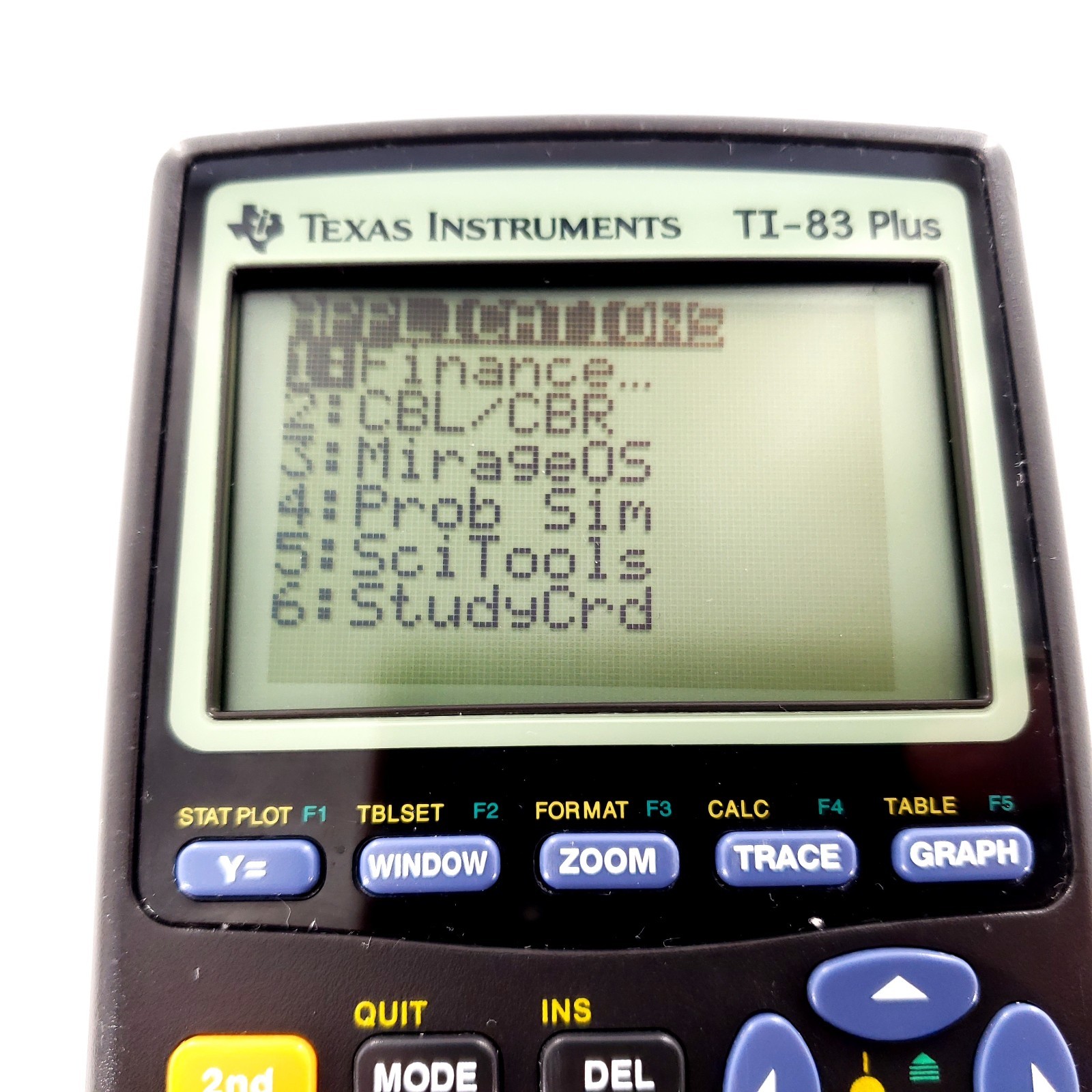 Texas Instruments TI-83 Plus Graphing Calculator No Covers Tested & Works