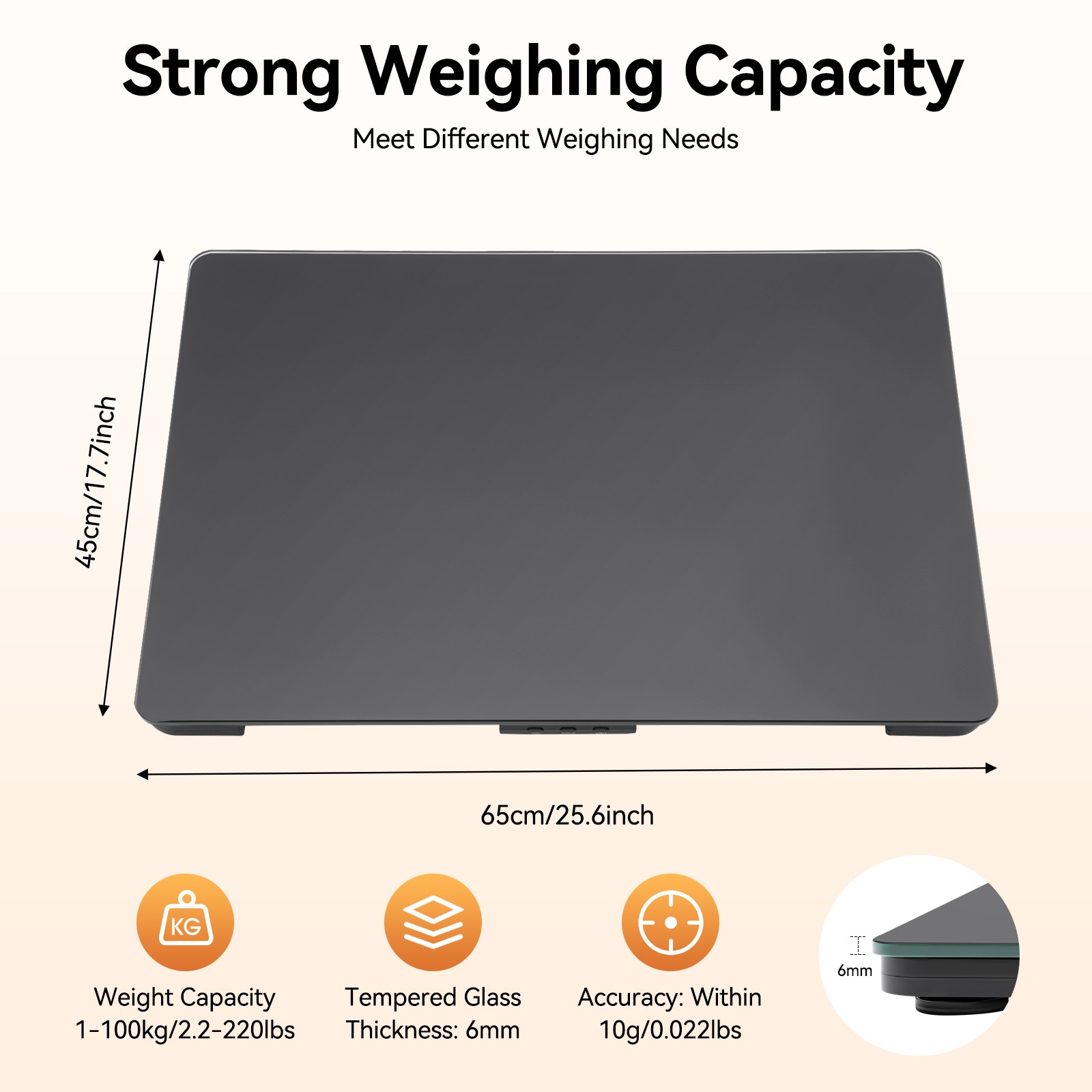 Large Dog Pet Scale Veterinary Animal Weight Pet Dog Cat Black LCD Scale