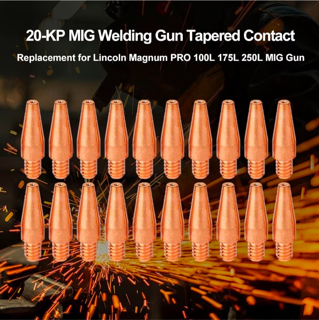 Lincoln Magnum Pro contact tip KP2744-035T for use with Magnum Pro MIG gun 100L