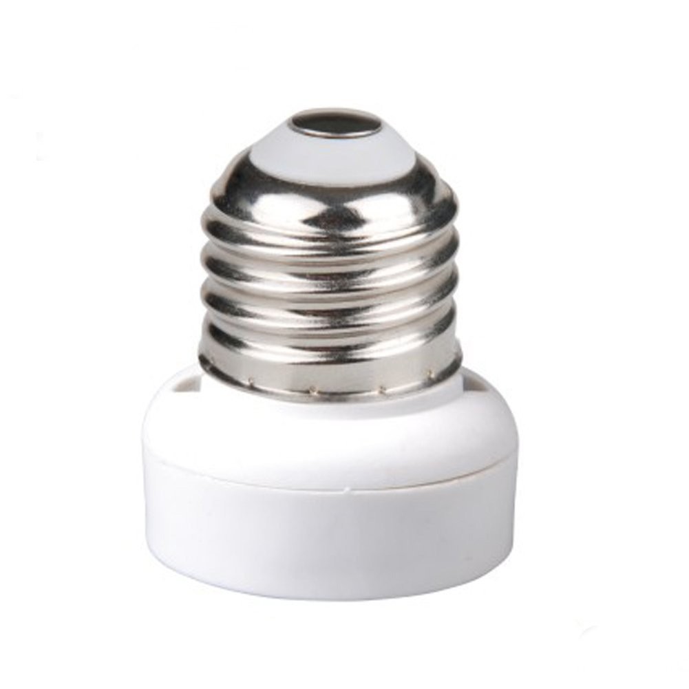 TWDRTDD 6 Pcs E26/E27 to GU24 Adapter – Edison Screw 6PCS, White