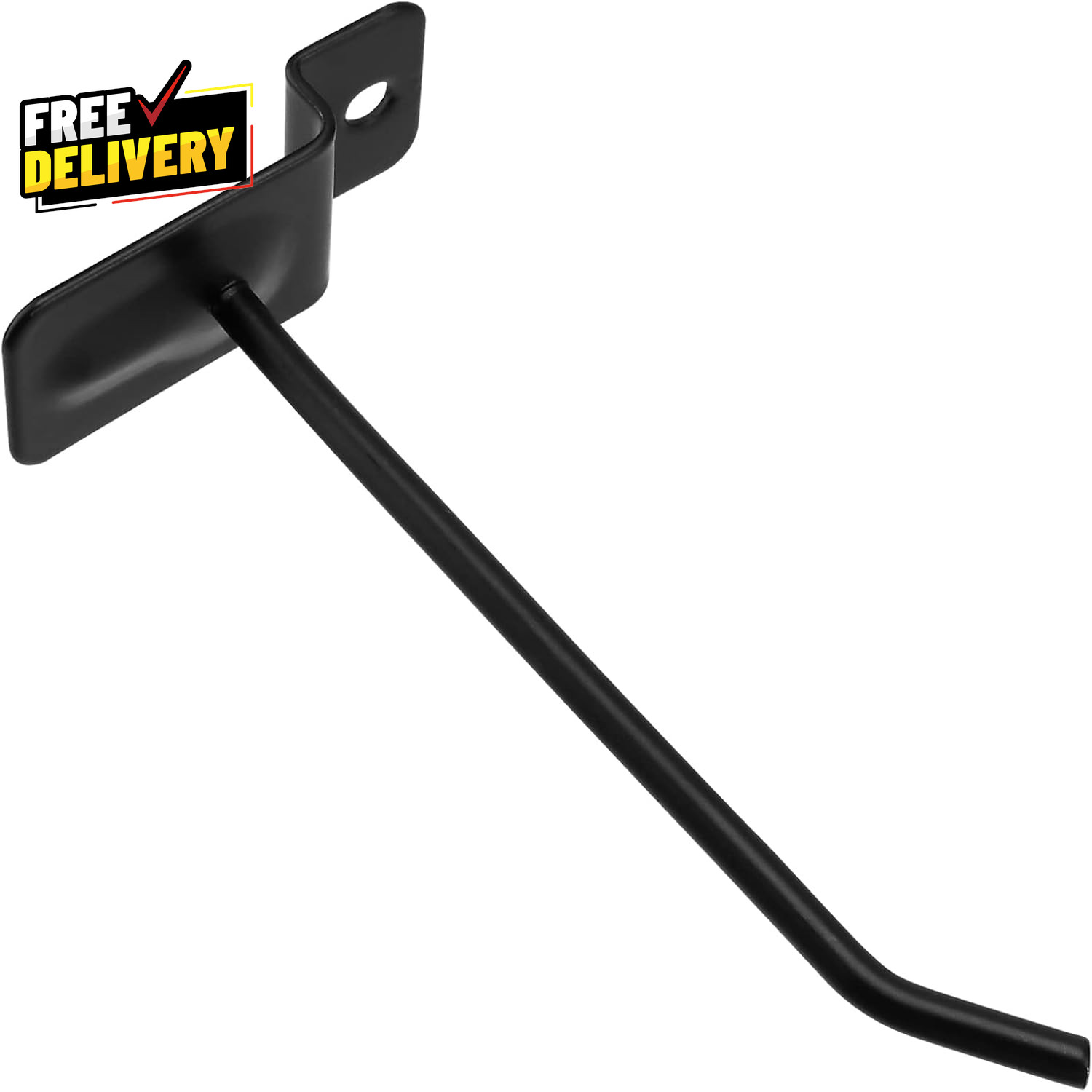 100 PCS 4 Inch Slatwall Hooks Slat Wall Gridwall Panel Slat Wall Hooks Slot B…