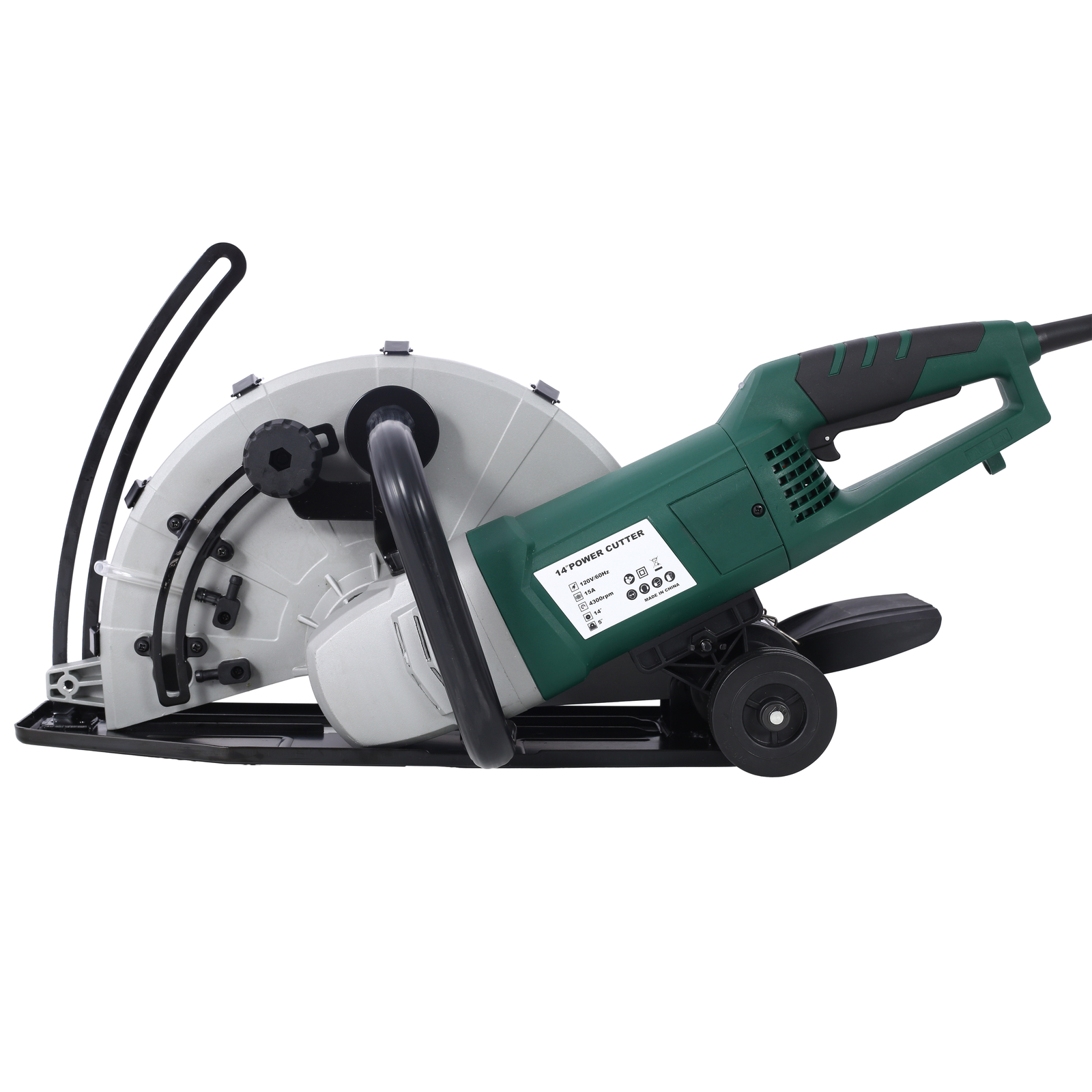14″ Wet/Dry Electric Corded Circular Concrete Saw/Power Angle Cutter 2600W