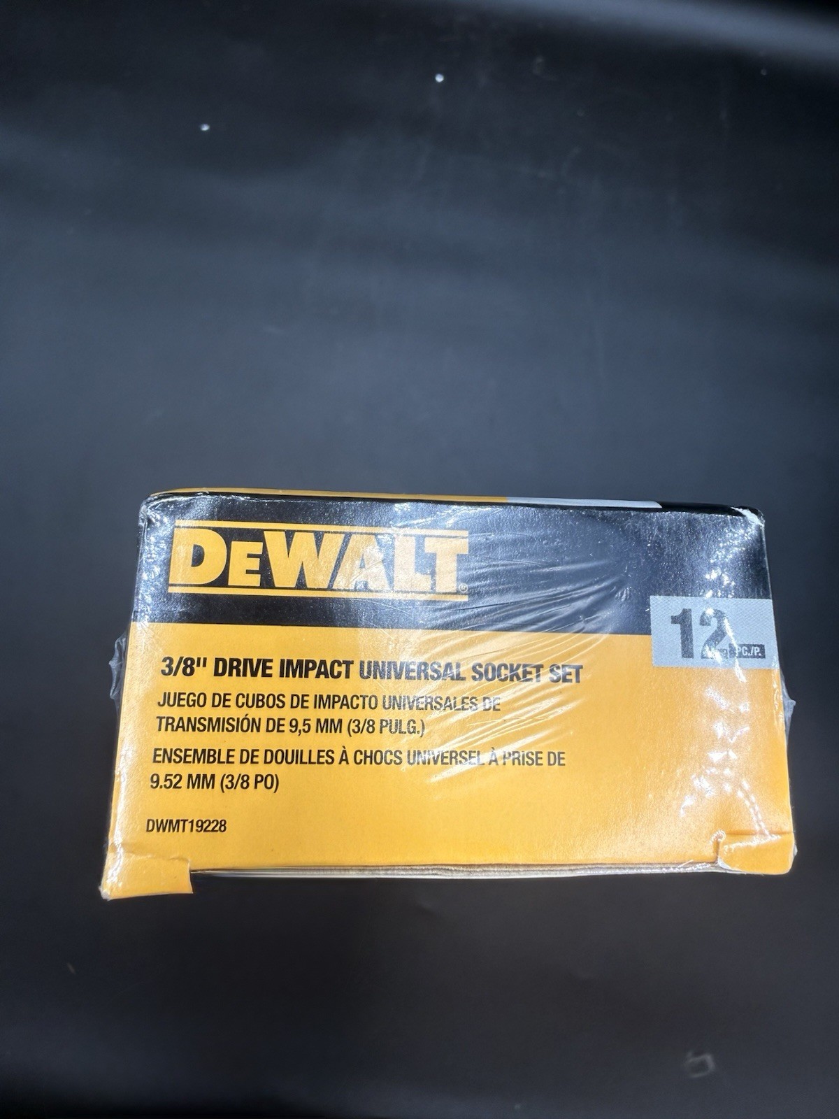 Dewalt 3/8″ Drive Impact Universal Socket Set (SAE) (DWMT19228)