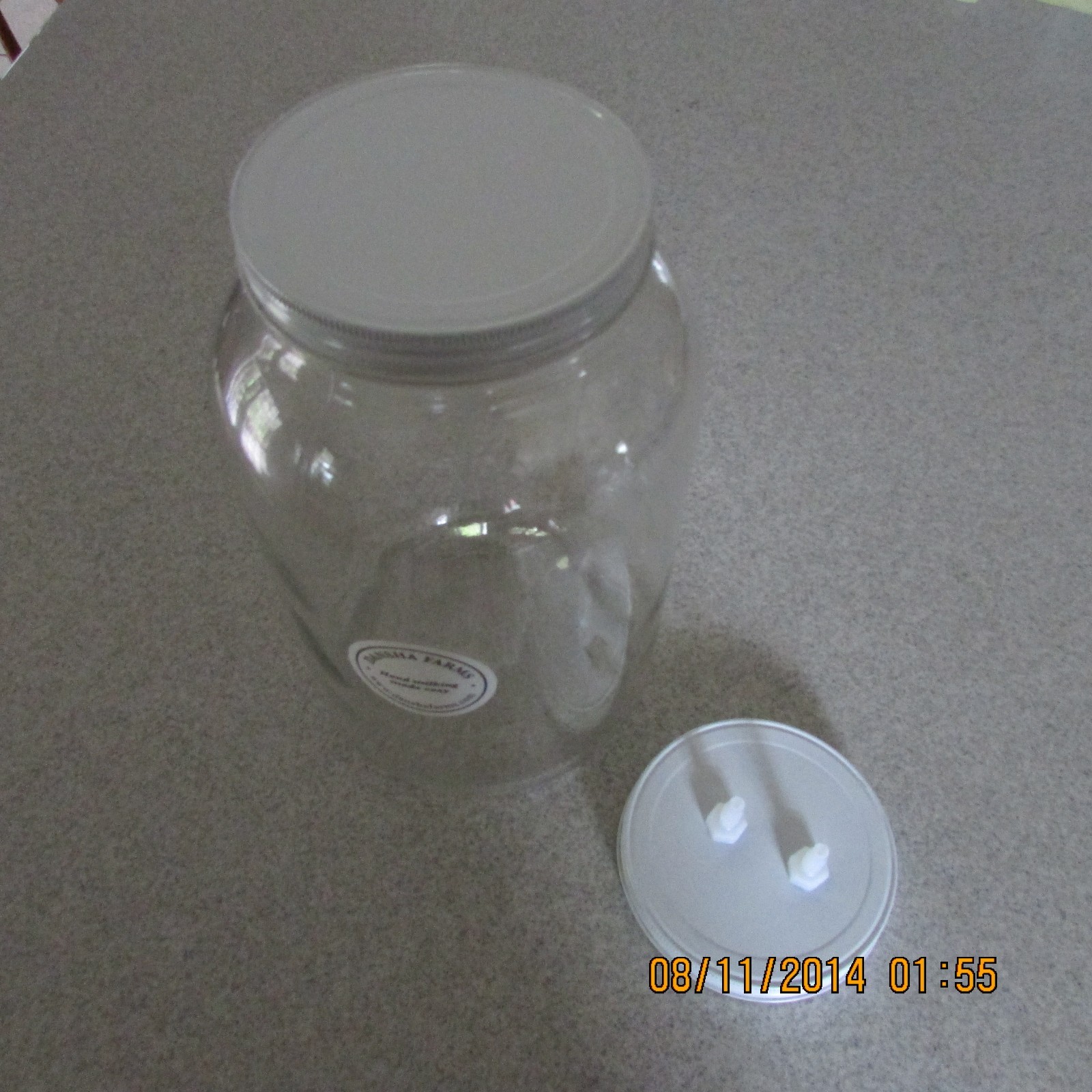 One Gallon Milker Bottle Assembly Dansha Farms™