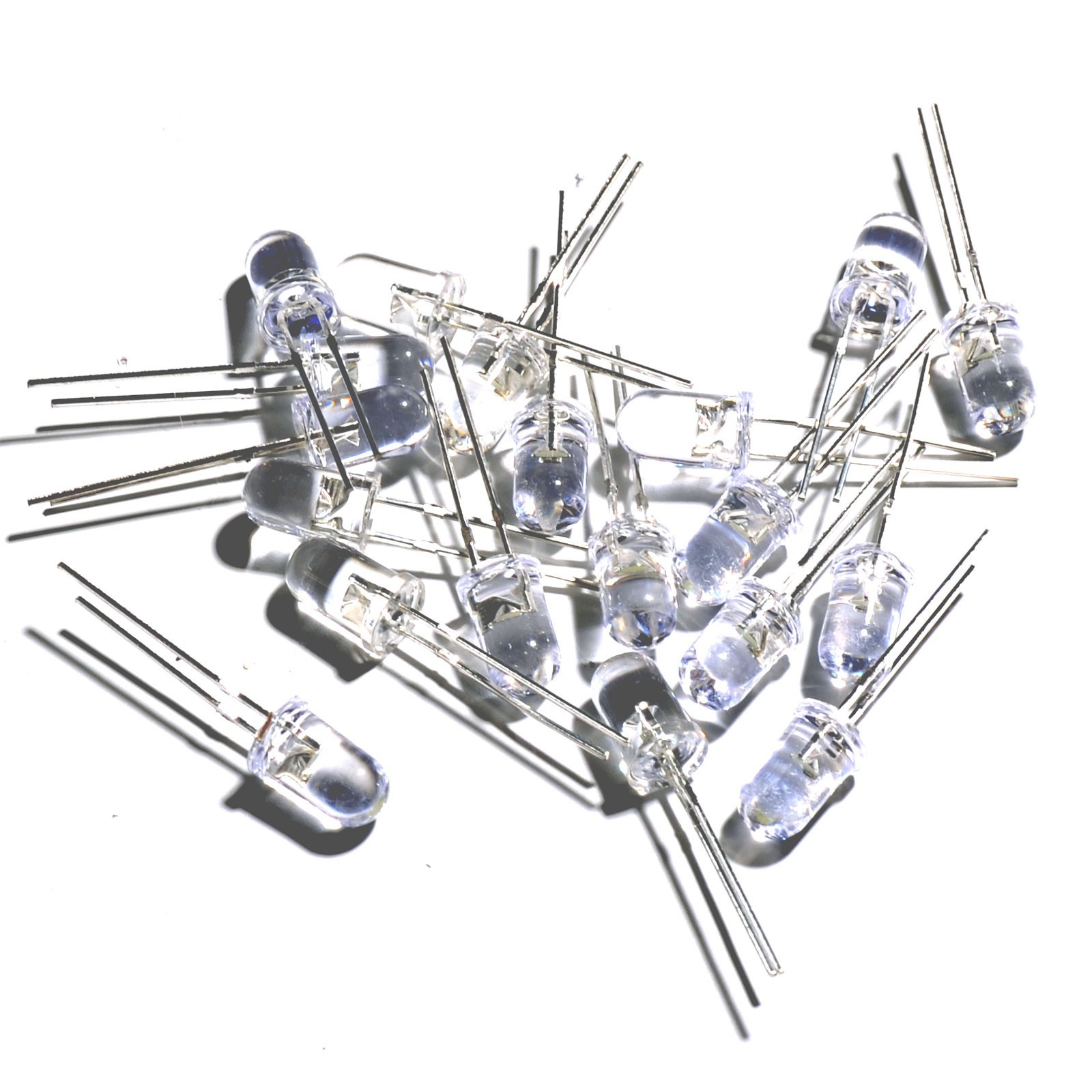 5mm UV/Purple LED – Clear Transparent, Blacklight & Fluorescence 10-100Pc Packs