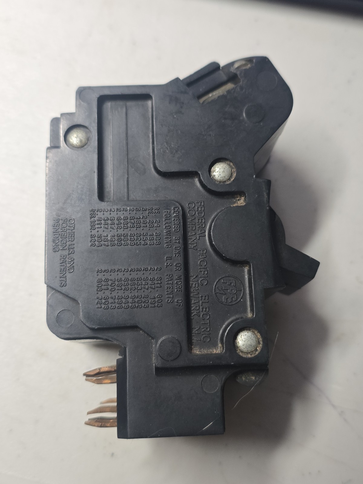 FPE Federal Pacific Stab Lok NA NA290 2 Pole 90 Amp 240v Circuit Breaker