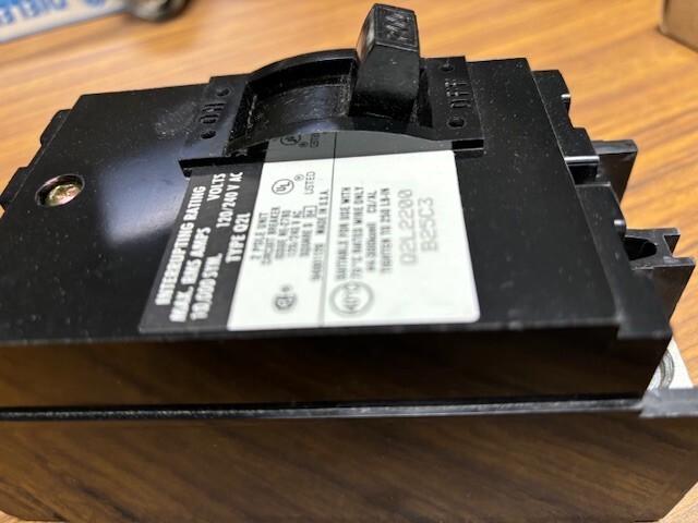 Square D Q2L2200 AC 200A 2 Pole Molded Case Breaker – Black