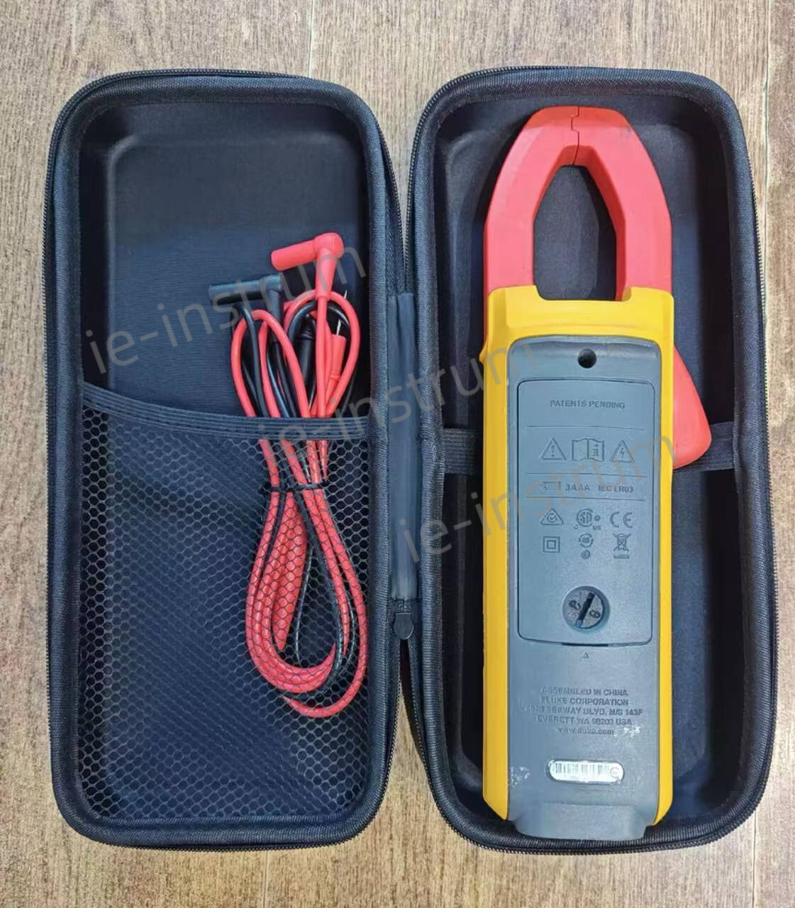 Fluke 381 Remote Display TRMS AC/DC Clamp Meter Multimeter w/ Probe Leads/