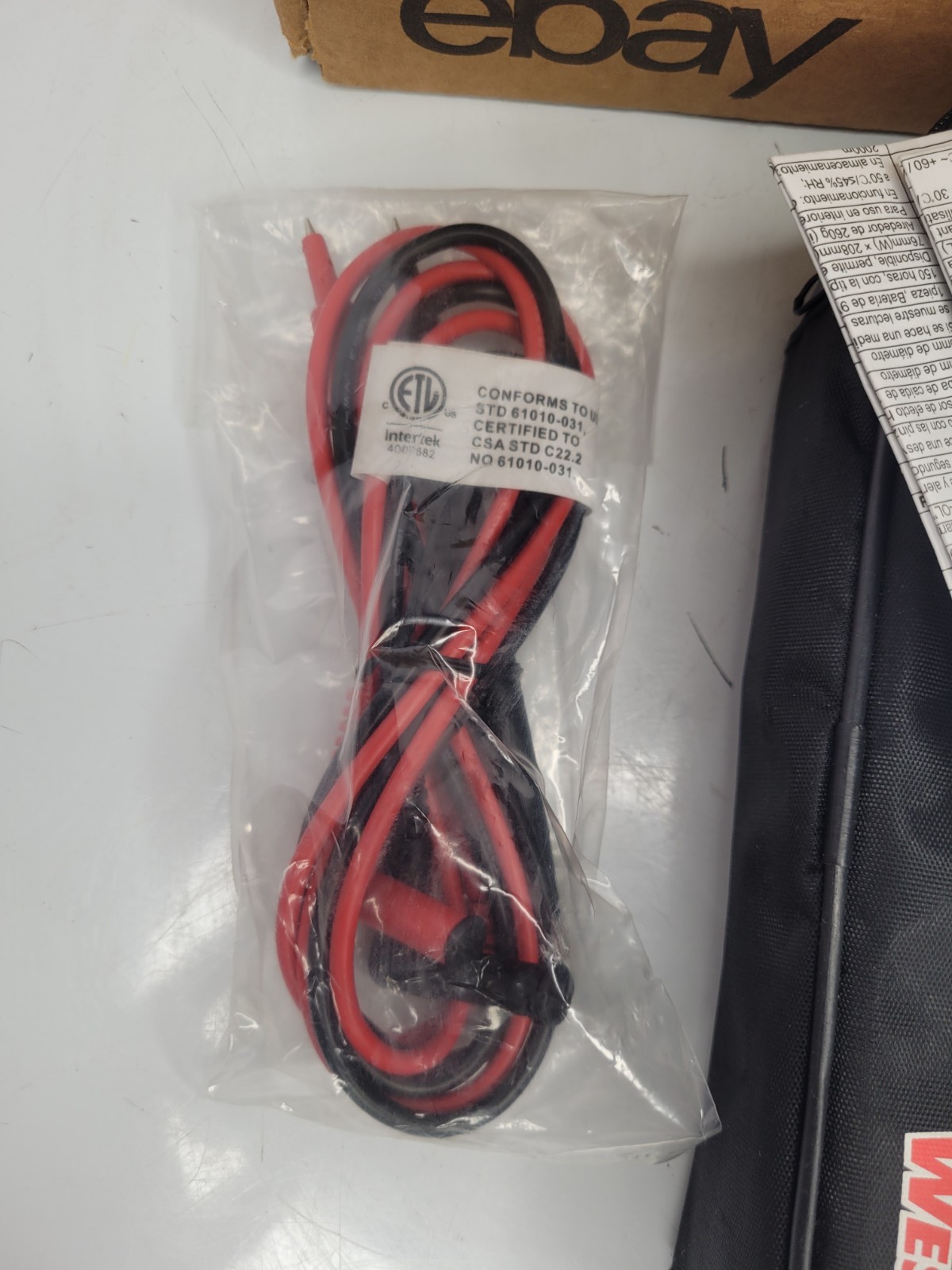 WESTWARD Meter 22xx23 : CAT II 600V/CAT III 300V, Avg, 400 A Max DC Current