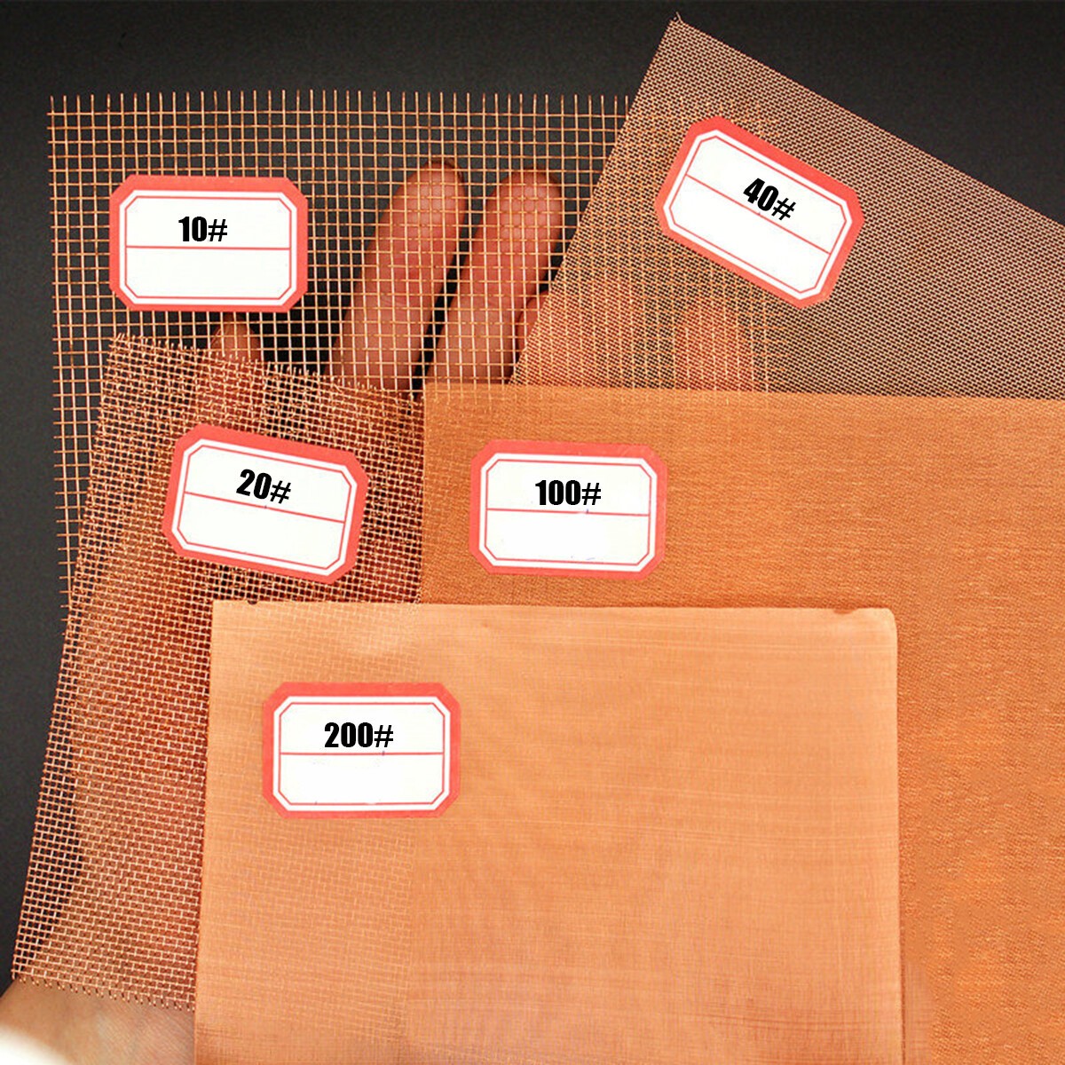99.9% Copper Screen Woven Mesh Screen Copper Mesh Cloth 10~200 Mesh