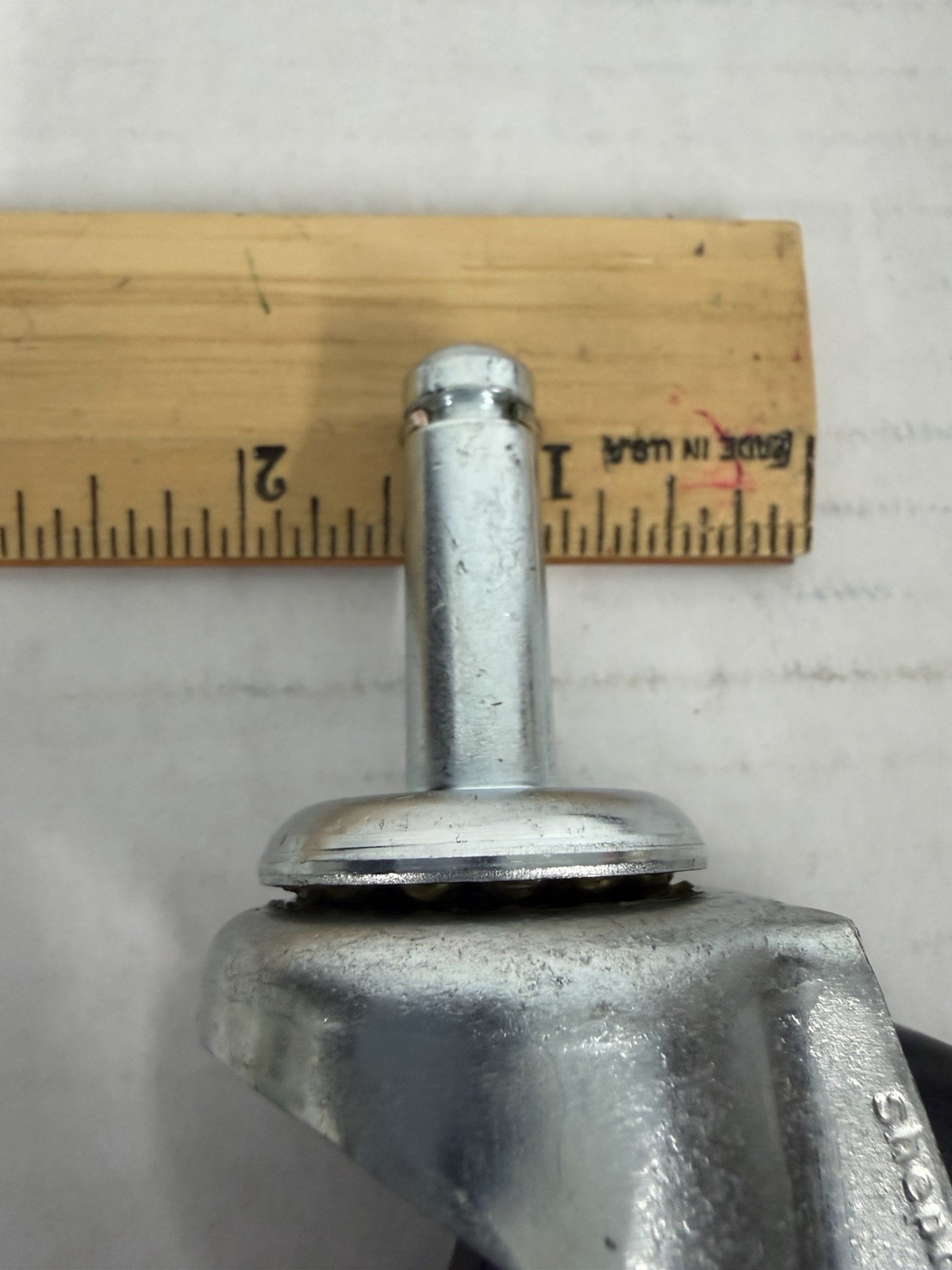 QTY 4 Shepherd 2 inch wheel rubber swivel grip ring stem 5/16 BRAND NEW USA