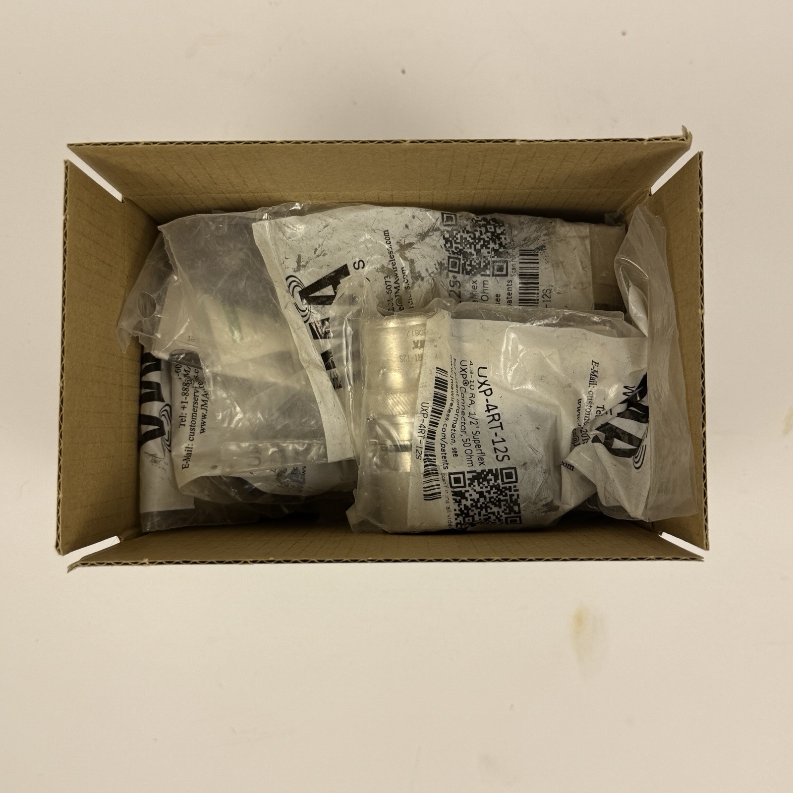 JMA UXP-4RT-12S 4.3-10 Right Angle Connector (LOT OF 10)