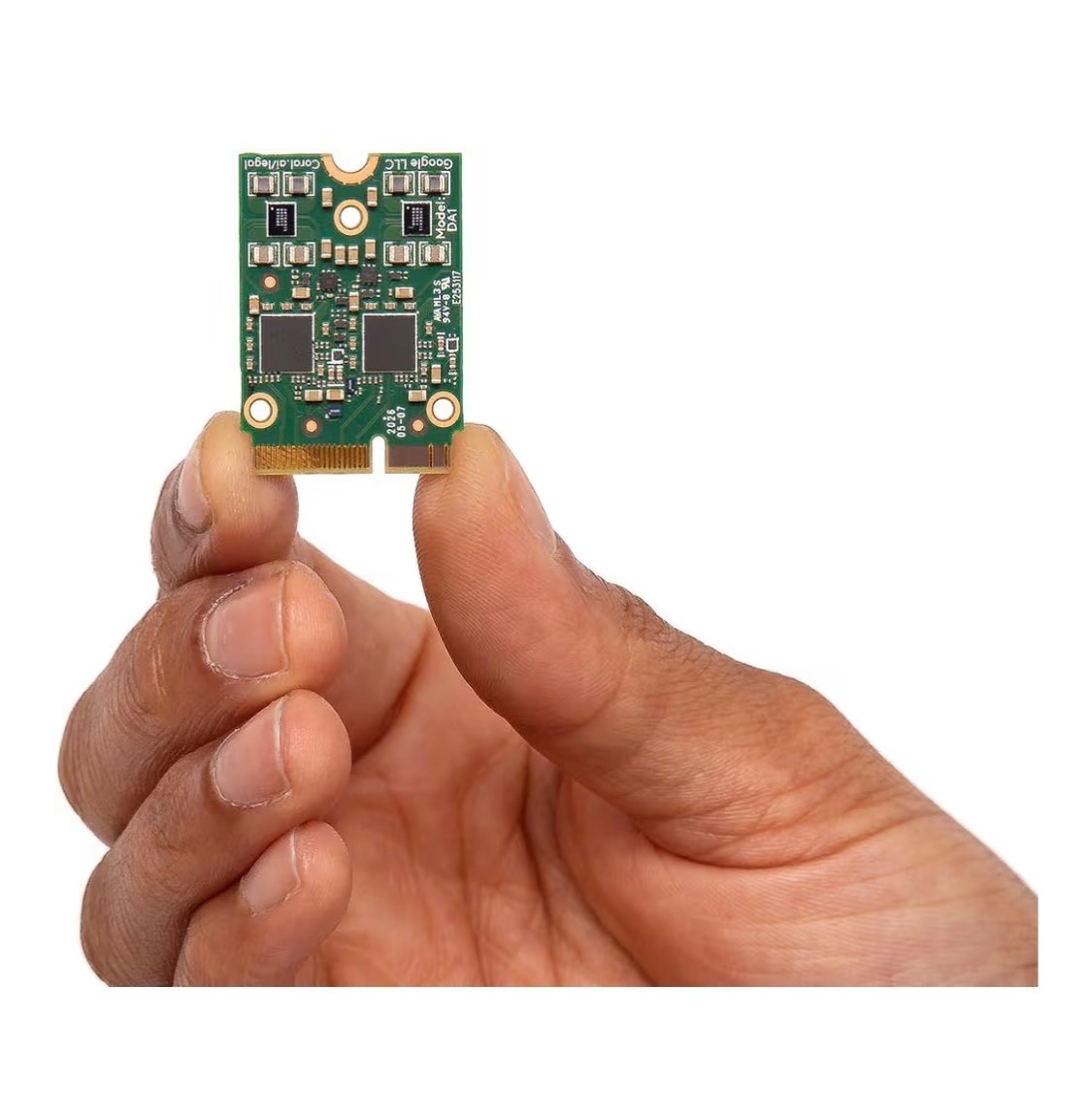 Coral M.2 Accelerator with Dual Edge TPU PCIE Debian Linux or Windows 10 LPDDR4