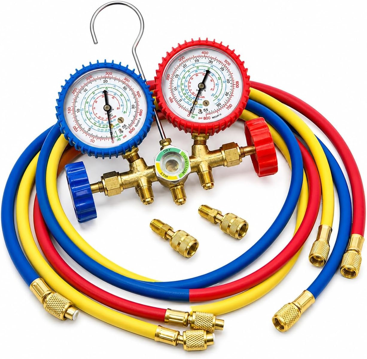 Stark USA Manifold Gauge Set R410A R22 R404A HVAC A/C Refrigeration Charging …