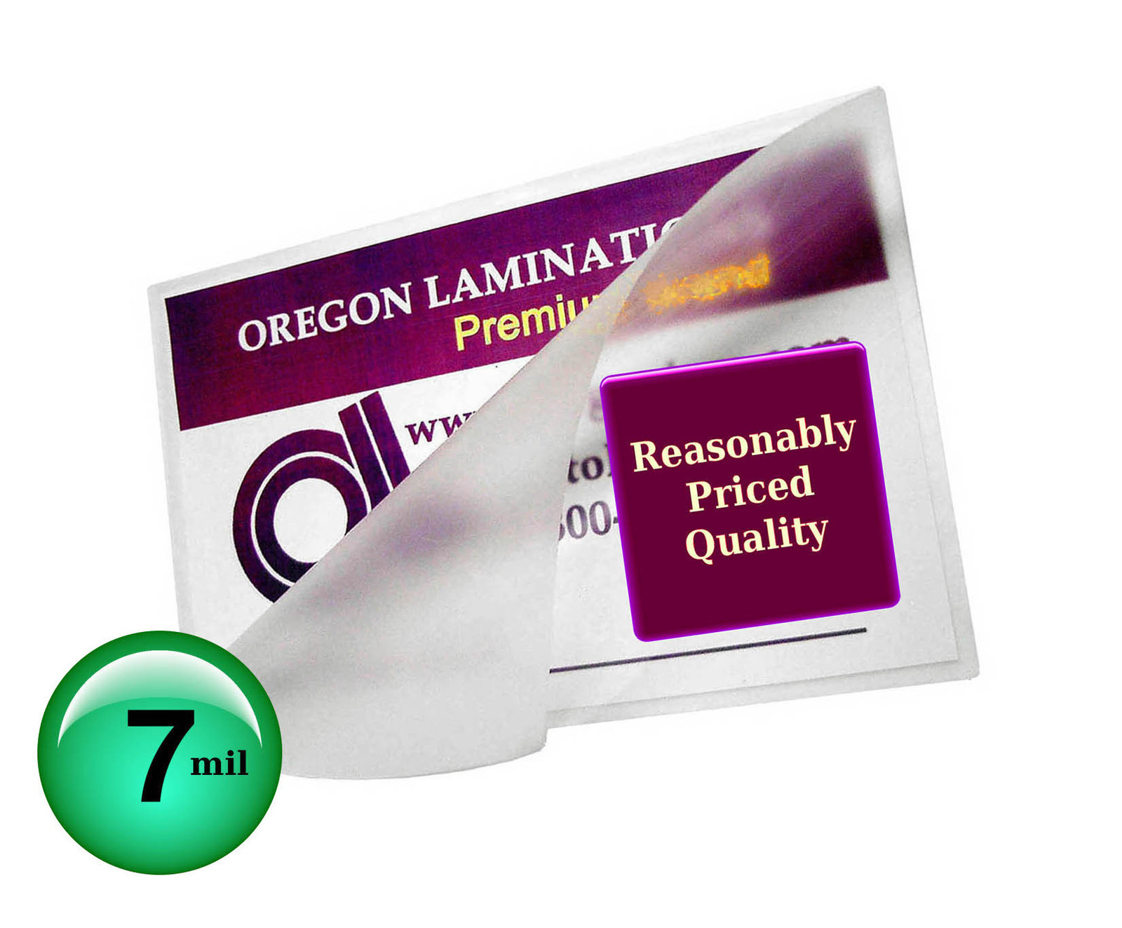School ID Cards 7 Mil Hot Laminating Pouches 2-1/2 x 3-5/8 (100/pack) Clear