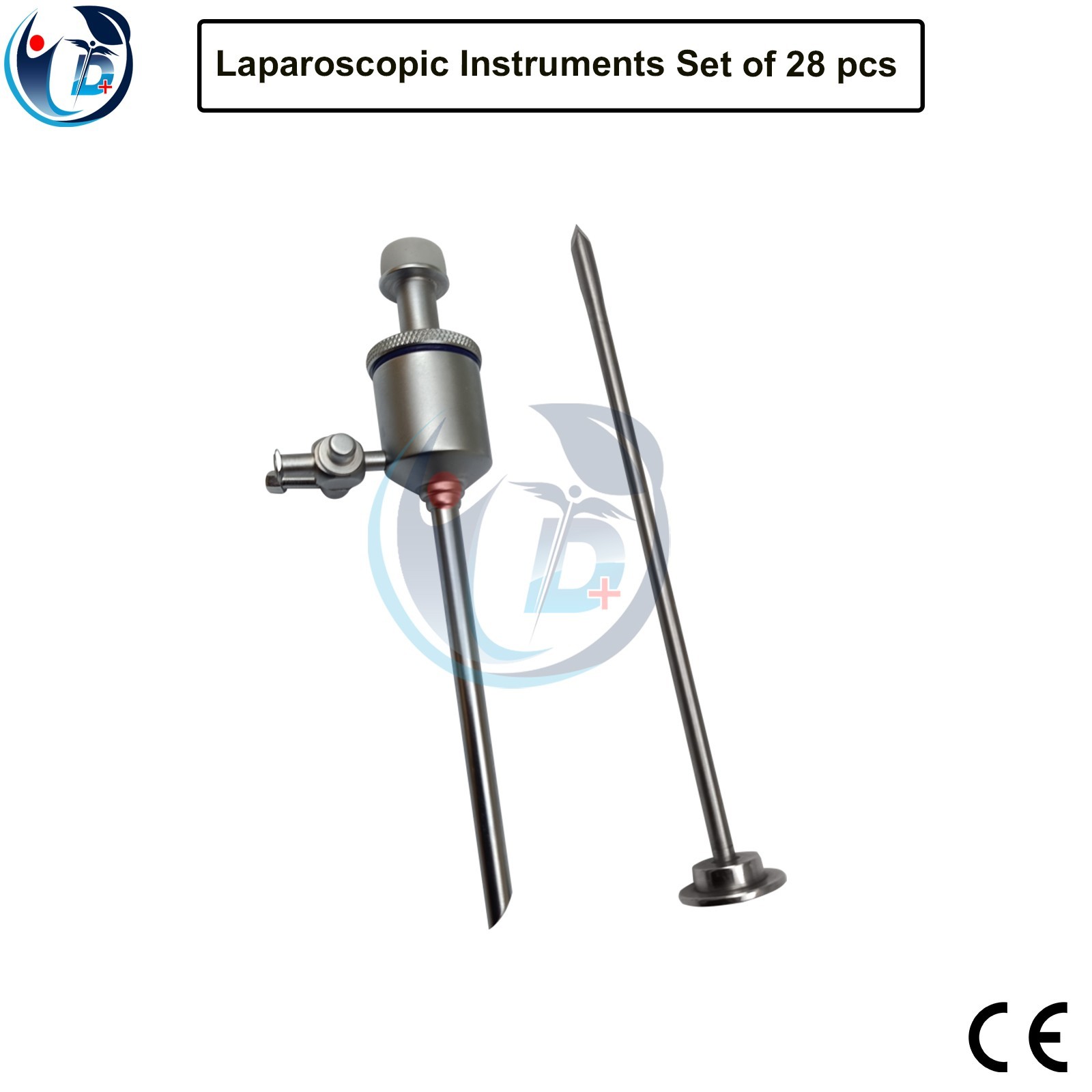 28 Pcs Laparoscopic Surgery Instrument Set General Surgical Laparoscopy Kit
