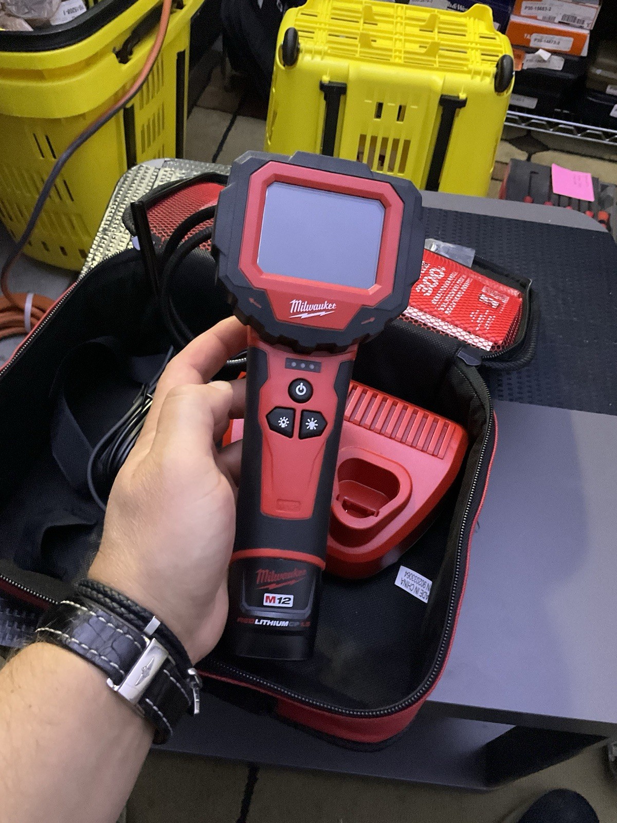 NEW Milwaukee M12 M-Spector 360 Kit with Case, & Charger (2313-21) W Battery