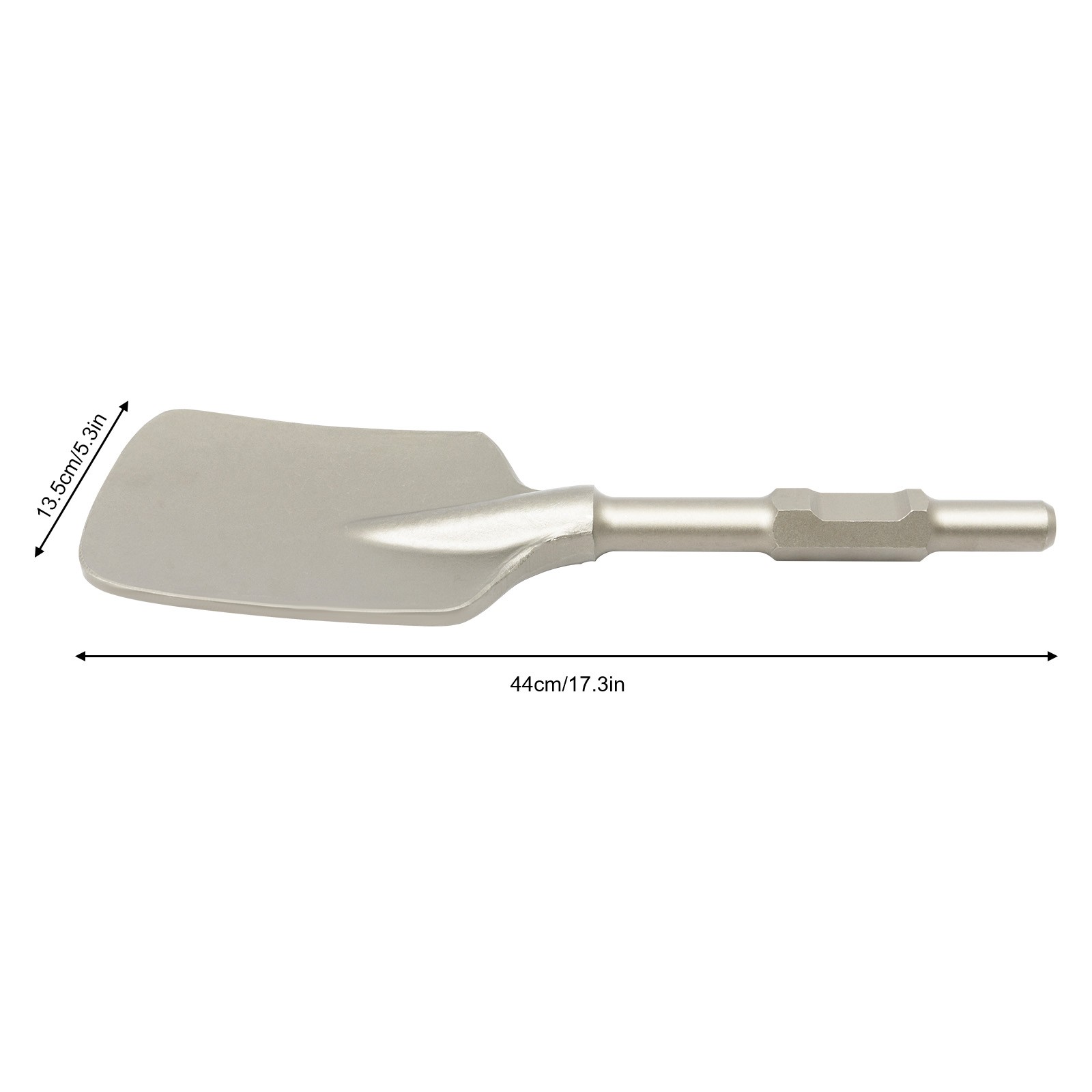 US Jack Hammer Clay Spade Shovel Chisel Bit 1-1/8″ Hex Shank Demolition Hammer