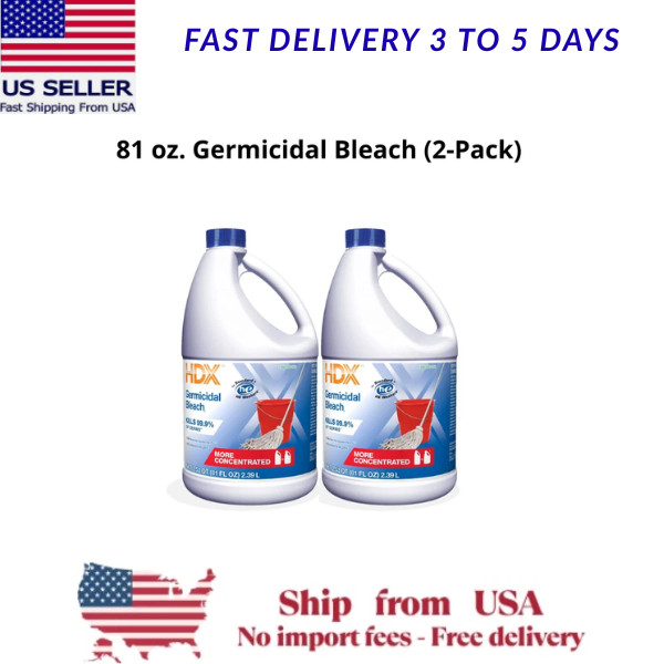 HDX Germicidal Bleach Concentrate – 81-oz. Pack Of 2
