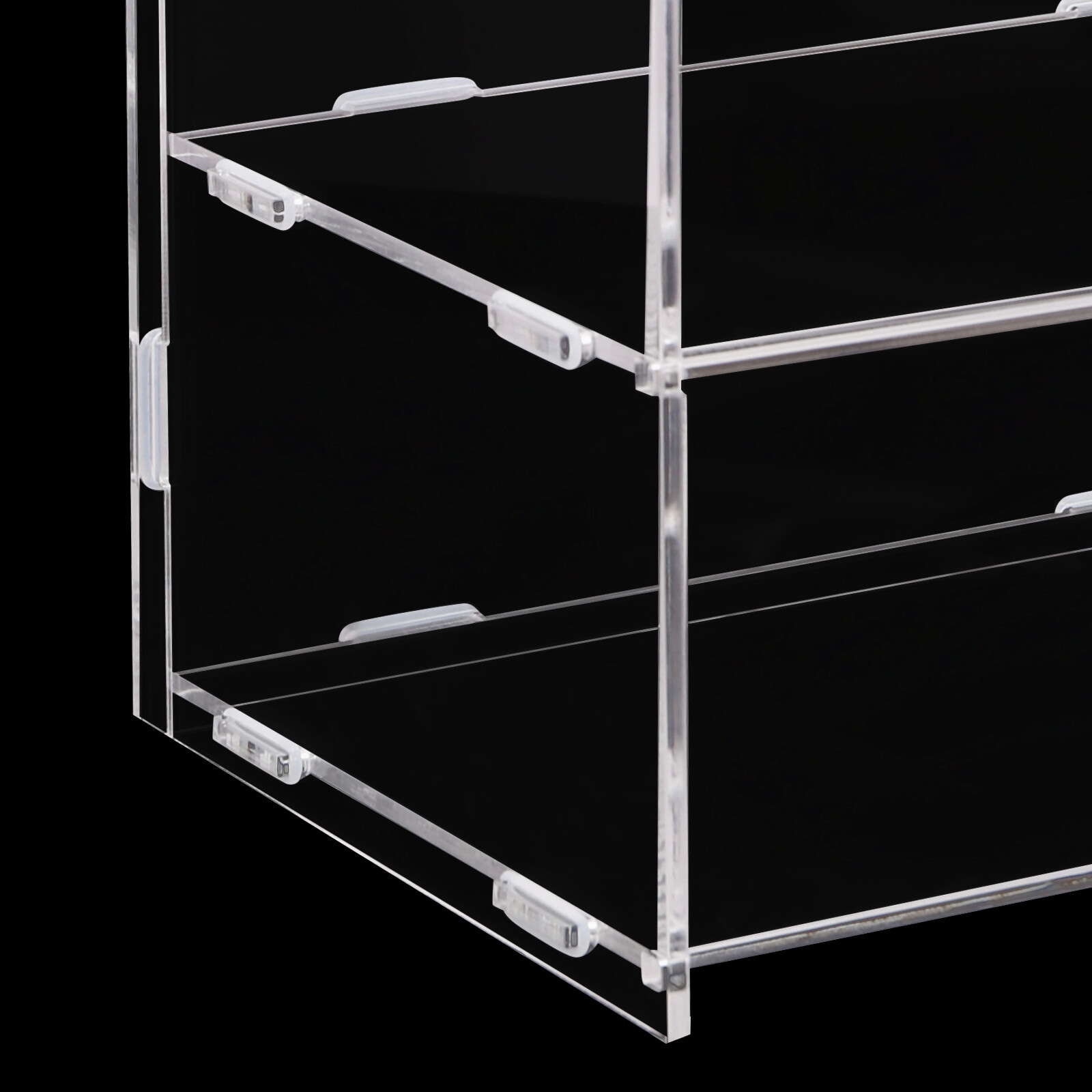 3-Tier Clear Acrylic Display Case 18.7 × 8.5 × 14.8 in For Funko Pop