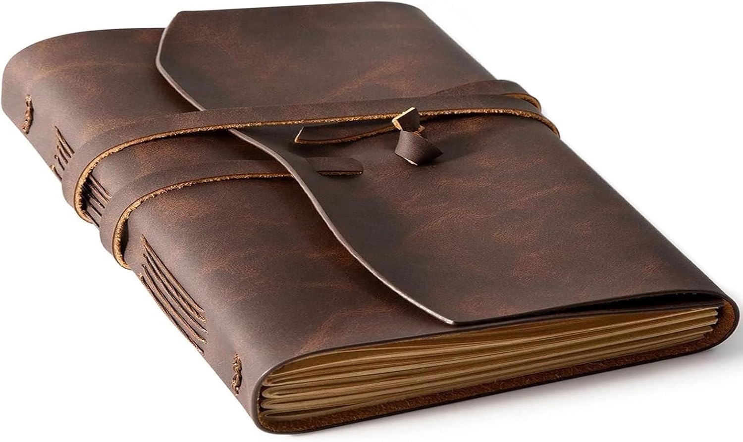 Leather Journal Notebook – Genuine Leather Journals for Writing 8×10 Inches, …