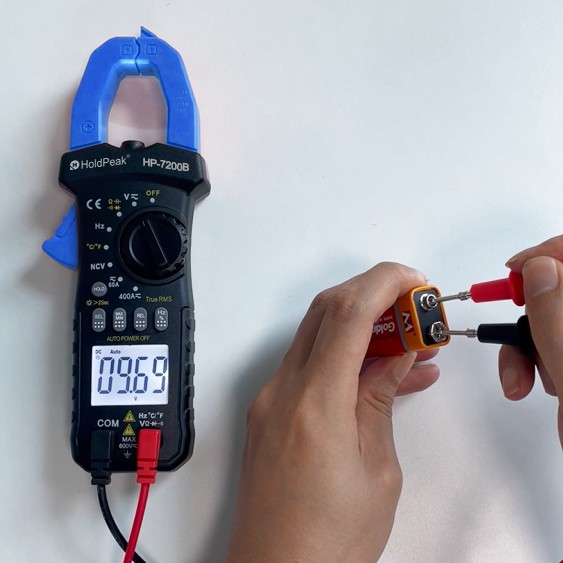 HoldPeak True RMS Digital Auto-Ranging 6000 Counts Clamp Meter 60A 400V AC DC US