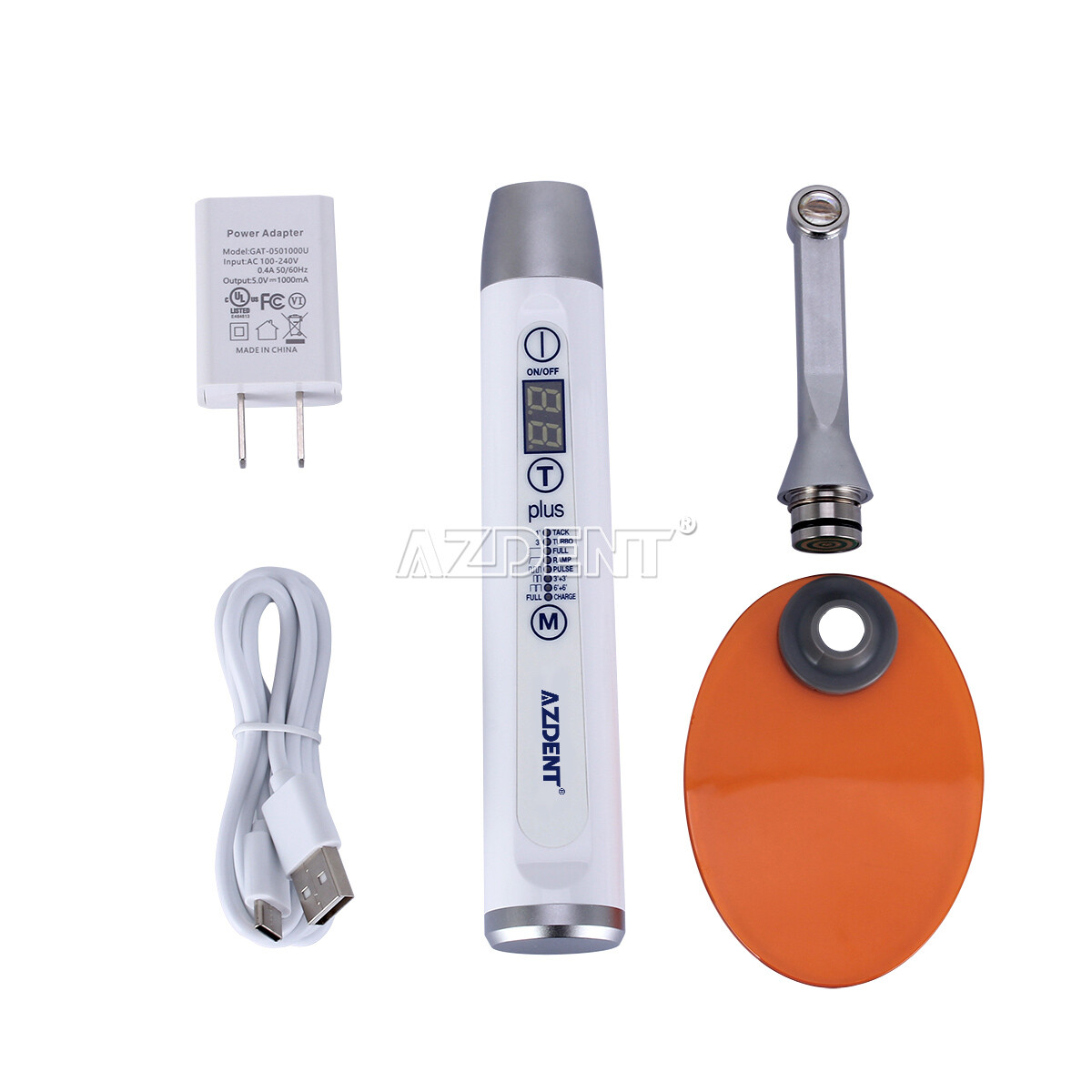 LED plus105 Dental lampara led de fotocurado cura 2500 mw/cm² 1 Second Curing