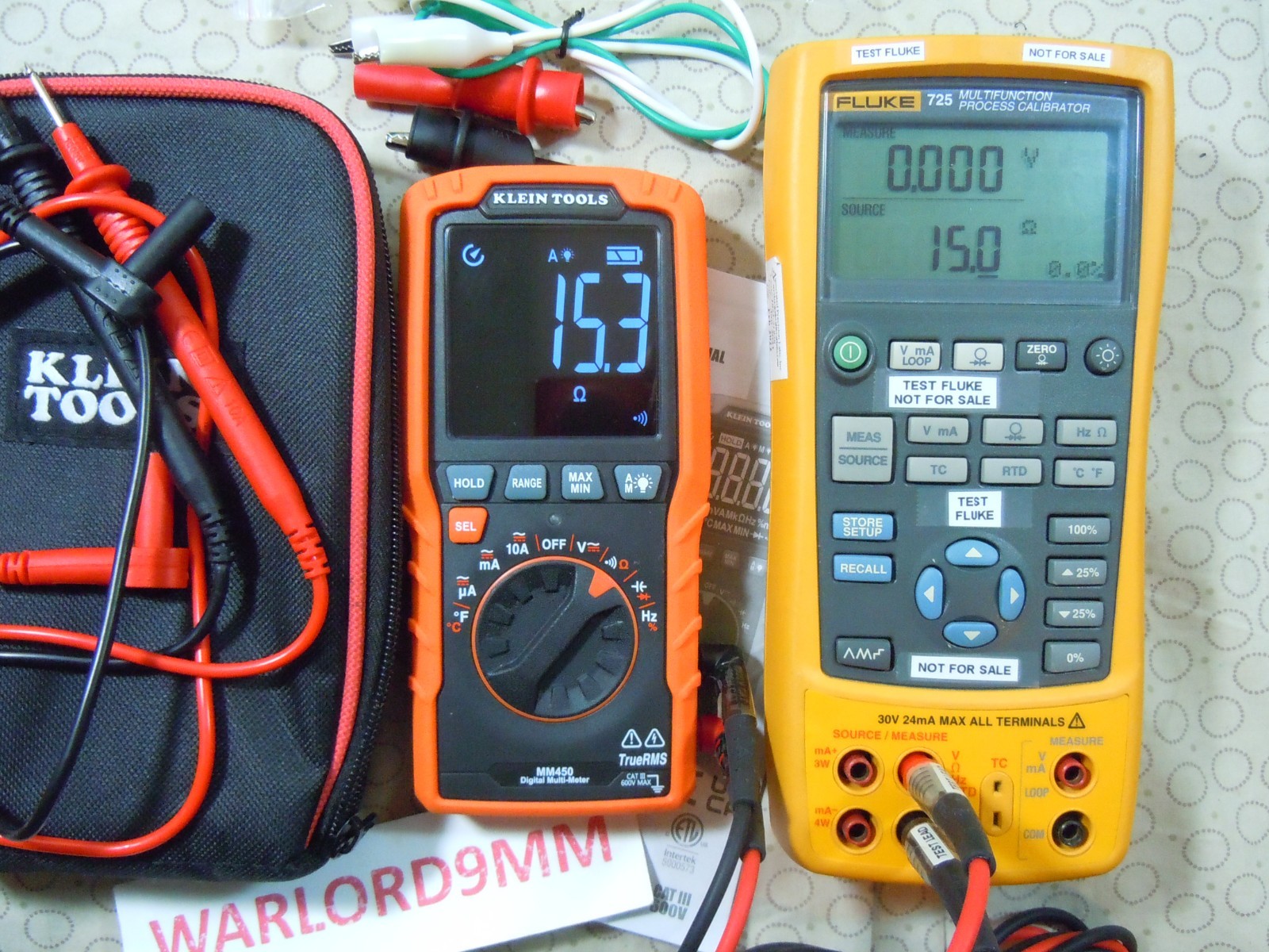 KLEIN TOOLS MM450 TRMS MULTIMETER WITH ACCESSORIES + KLEIN CASE – 0208304.