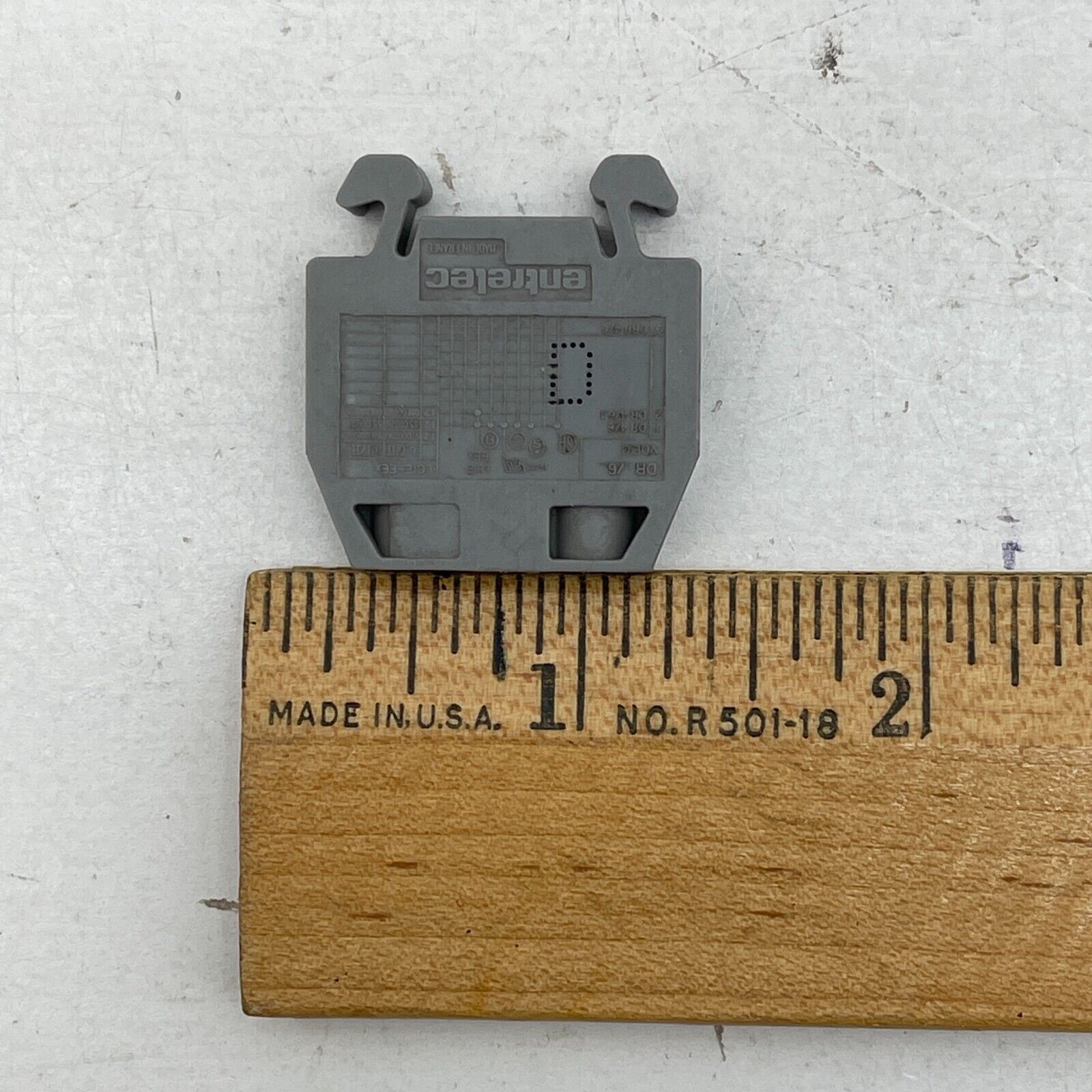 Entrelec SNA Series DIN Rail Terminal Block 4mm², Single-Level Screw Termination
