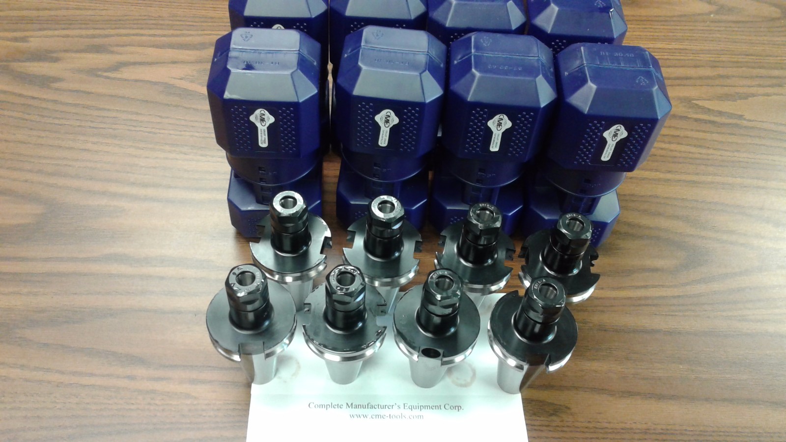 8pcs CAT40-ER16-2.76″ COLLET CHUCKS balanced to G2.5/25000RPM #B25-CAT40-ER16