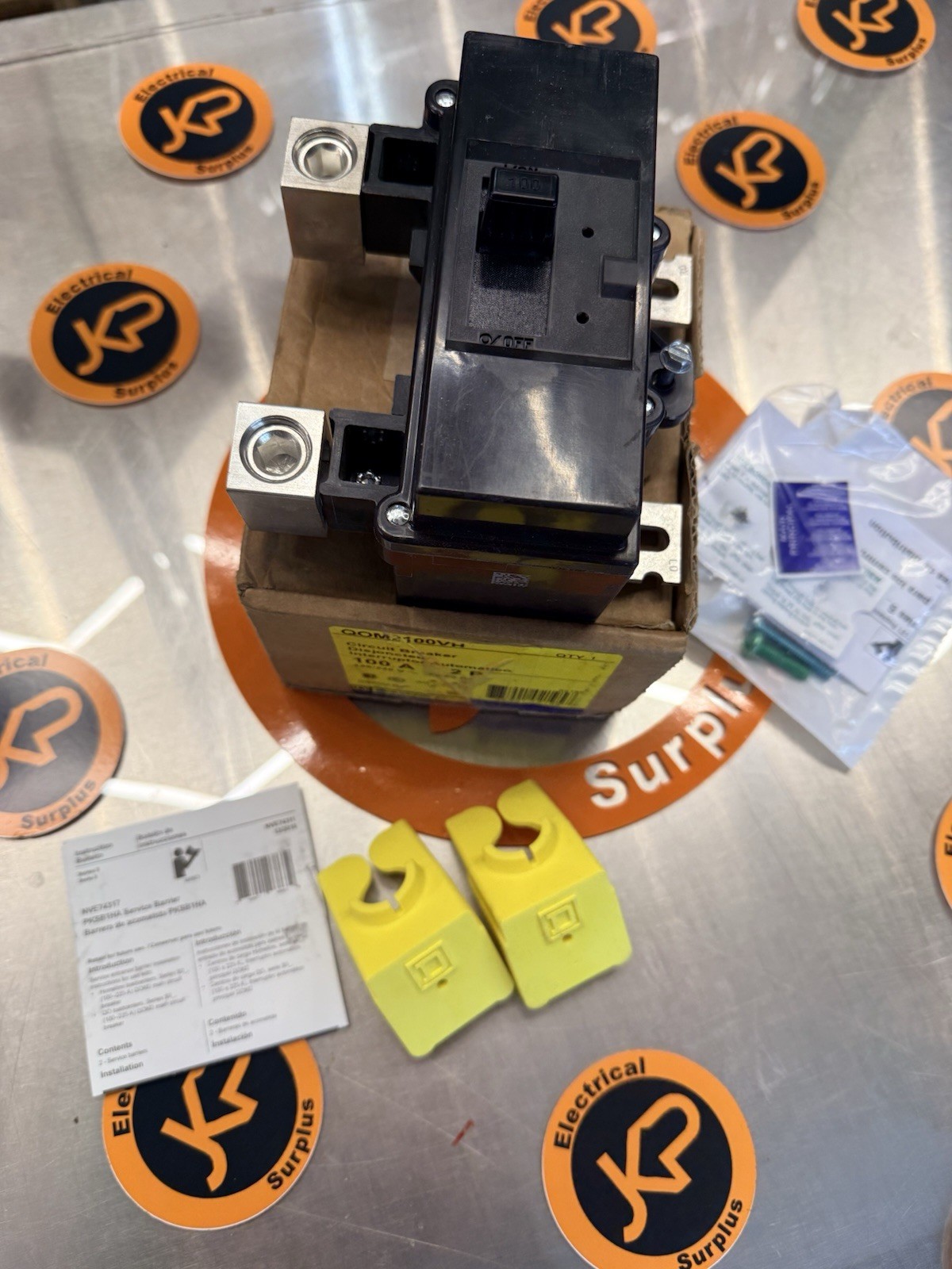 Square D QOM2100VH 2 Pole 100Amp 120/240V Main Circuit Breaker 22k AIC New