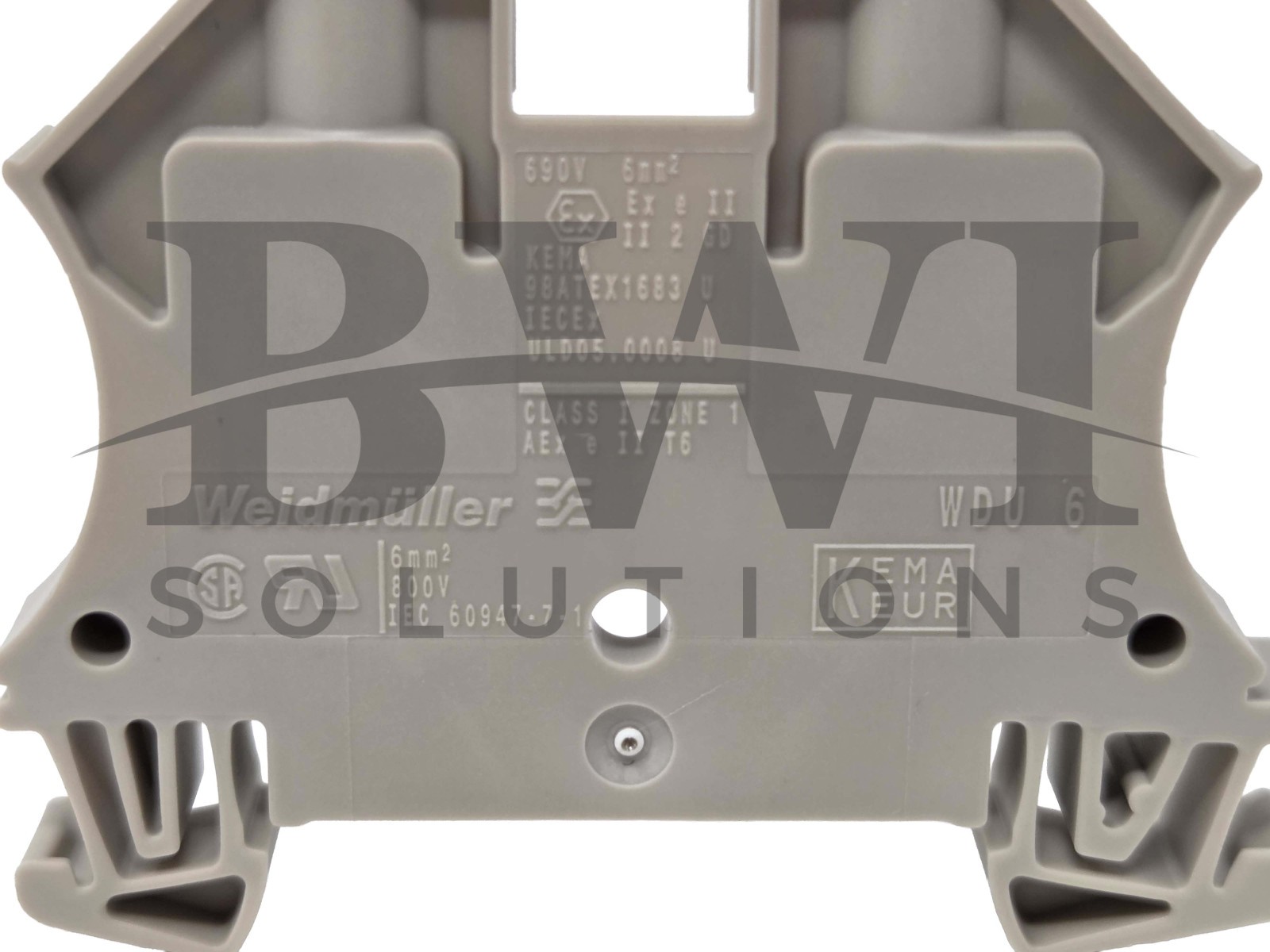 NEW Weidmuller 1020200000 Feed-Through Terminal Block WDU 6 Dark Beige Lot of 23
