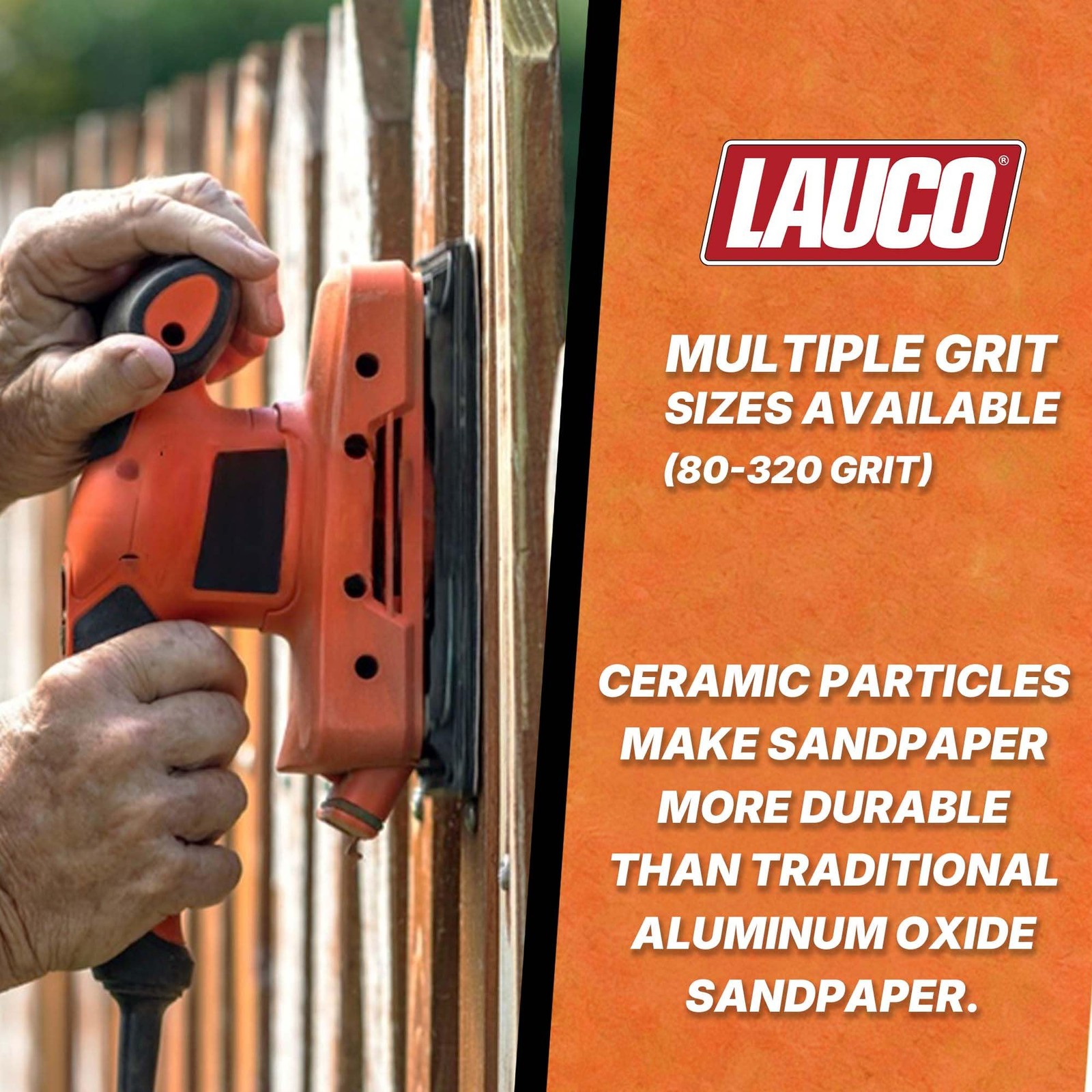 LAUCO Premium 320 Grit Ceramic Grain PSA Self-Adhesive Sanding Roll Each 2.75″