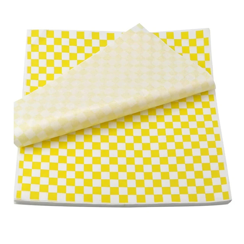 25Pcs Wax Paper Food Grade Grease Paper Food Wrappers Wrapping Paper for Bread S