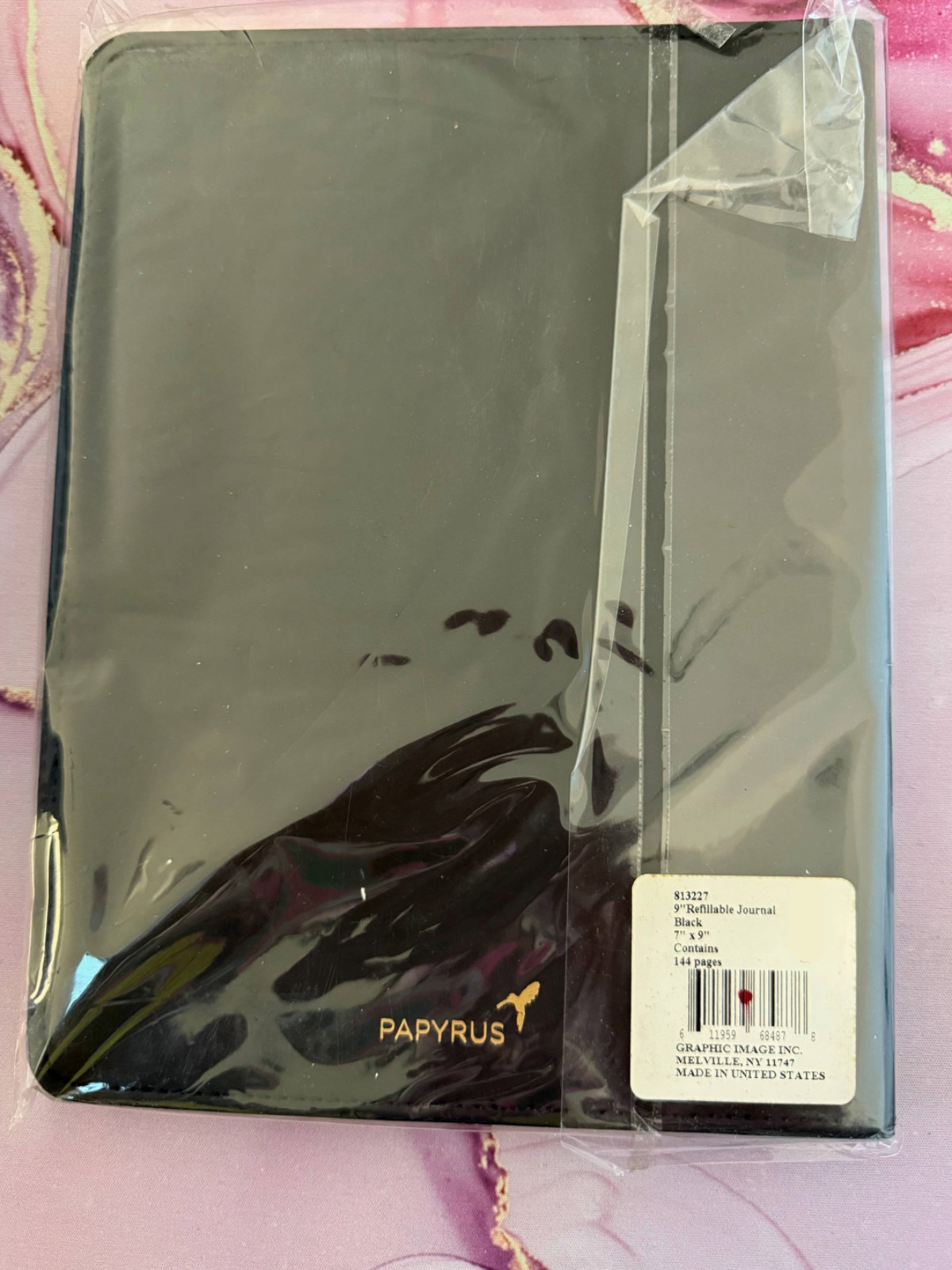 Graphic Image Black Refillable Journal 813227