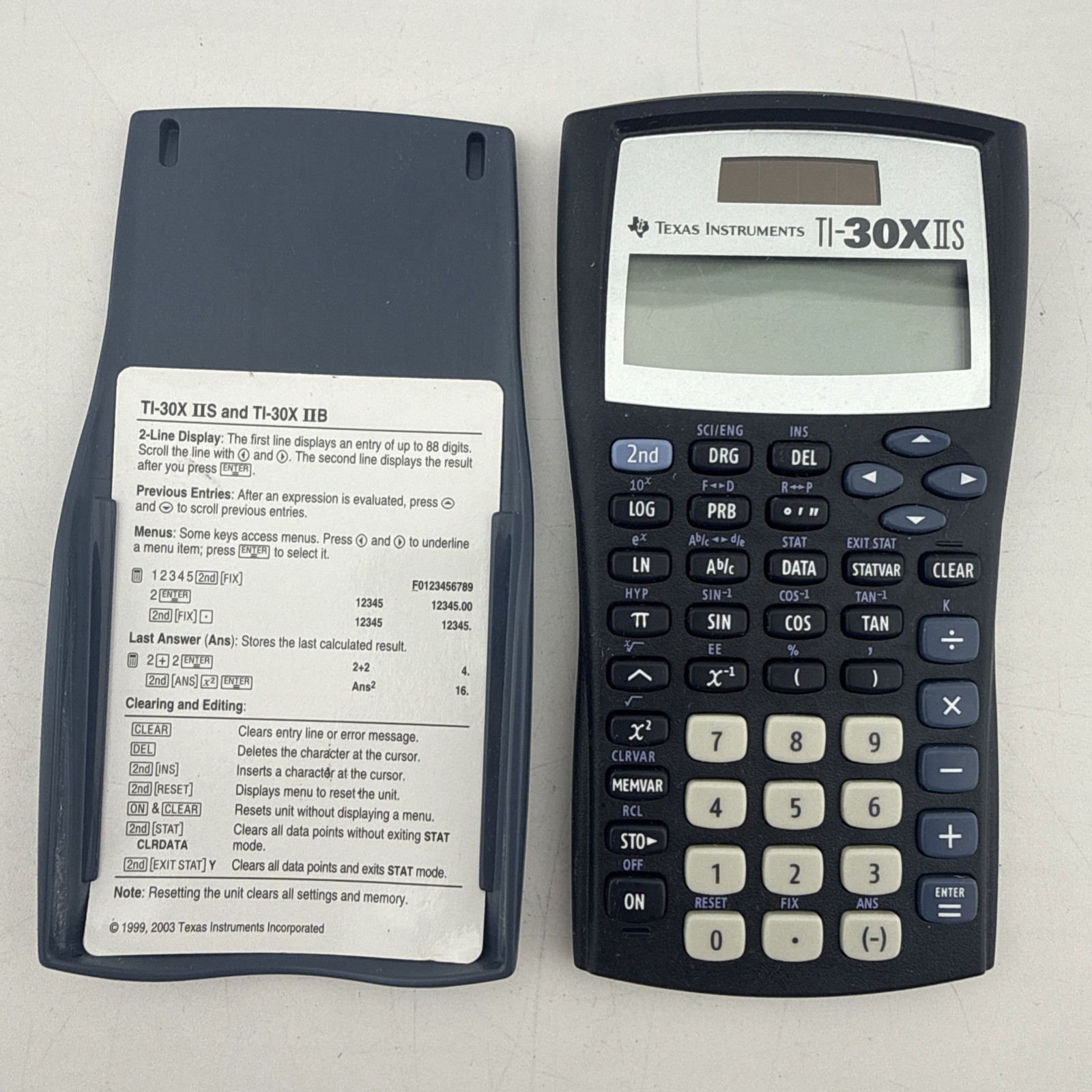 Texas Instruments TI-30X IIS Scientific Calculator Tested