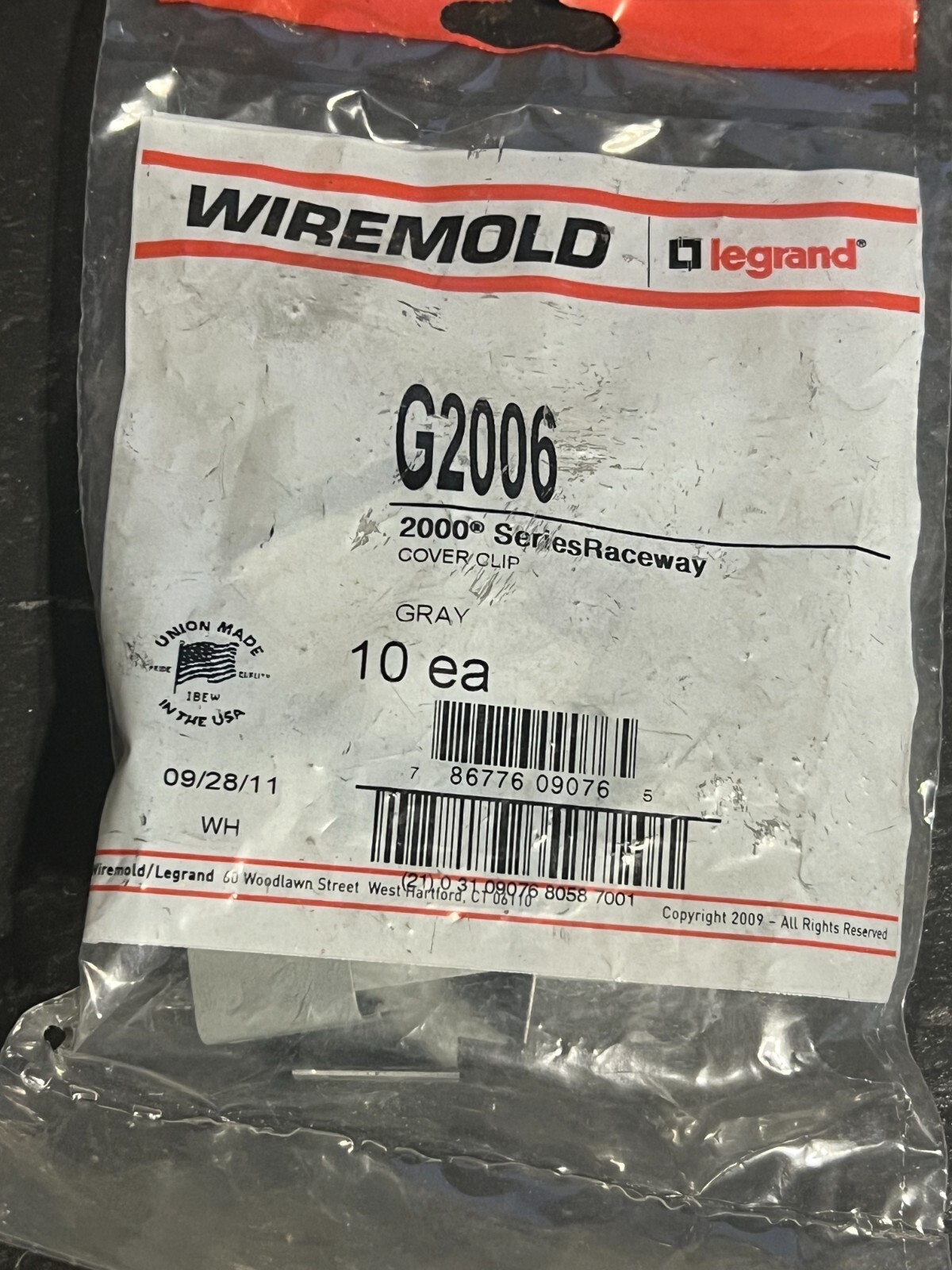 legrand g2006 nos poor packaging bag of 10pcs