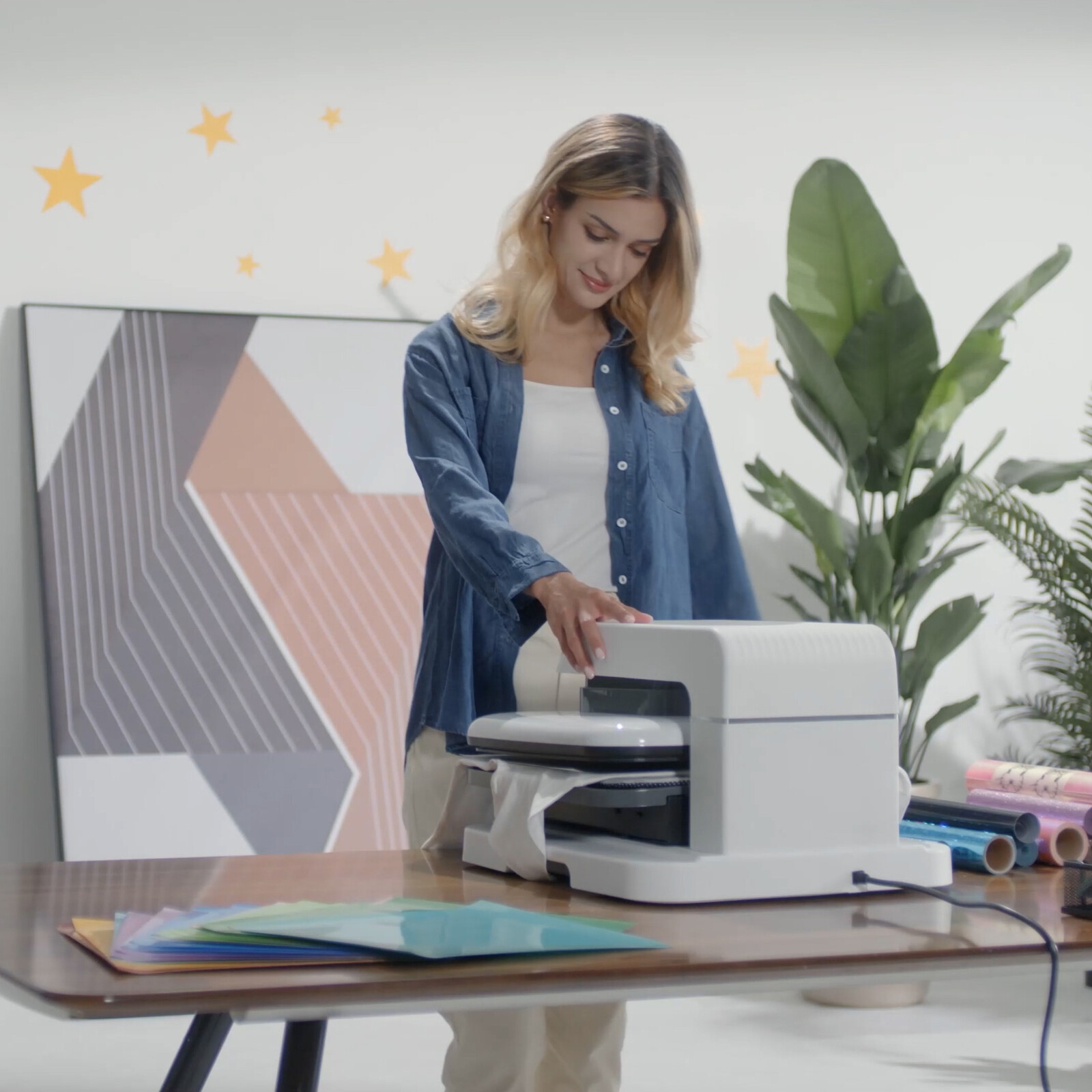 HTVRONT 15″x15″ Auto Heat Press Machine Sublimation Printer Transfer HTV Vinyl