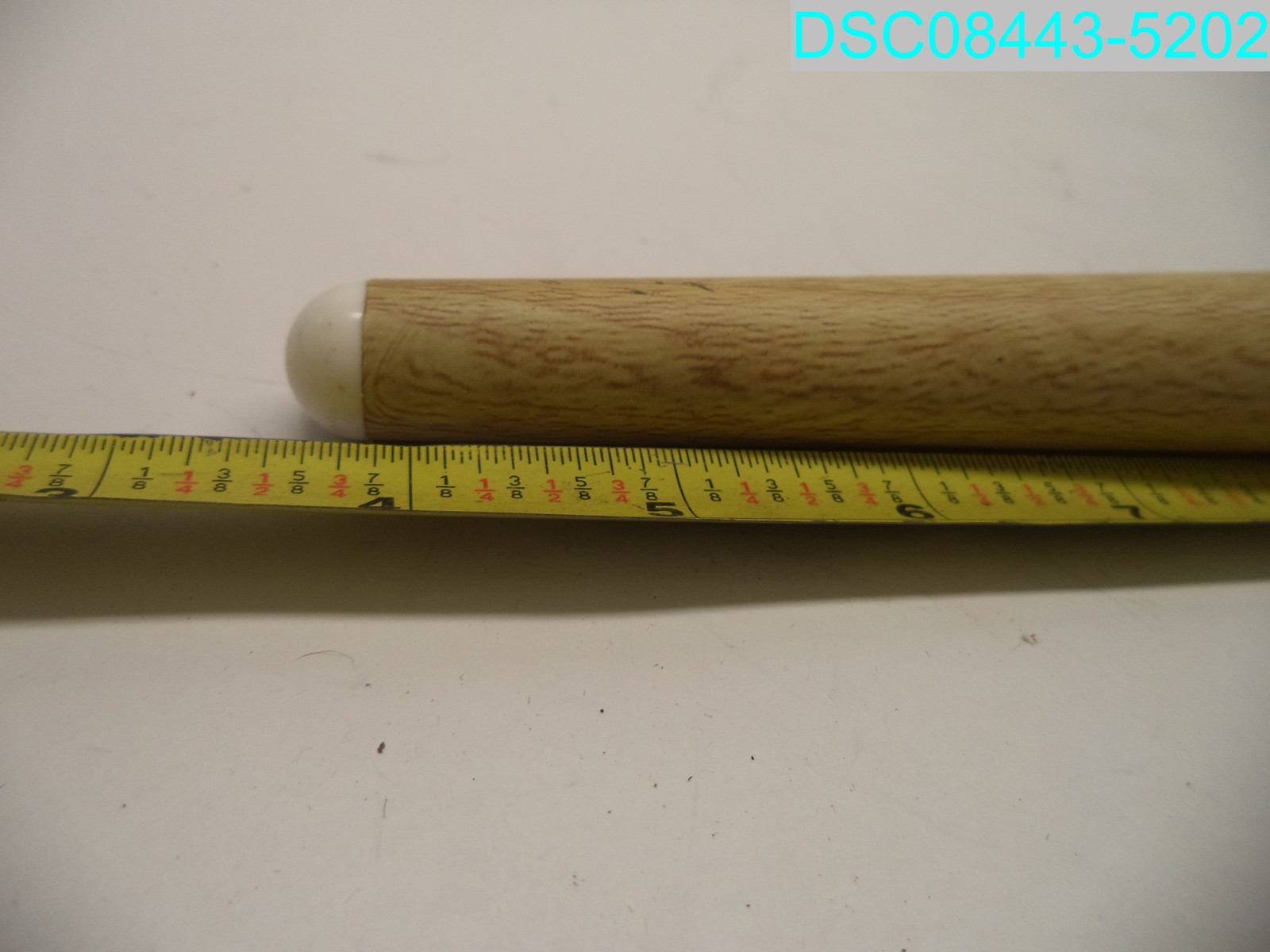 QTY=3: 16-3/4″ L Wood Grain Metal Table Legs 1″ D Tapered To 5/8″