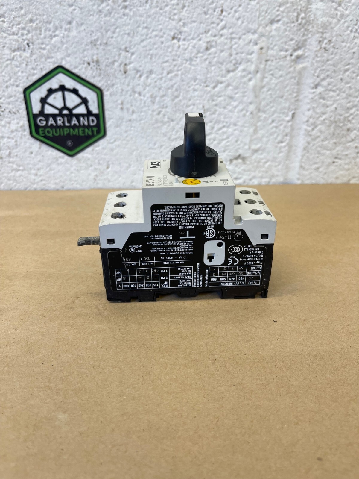 Eaton PKZM0-20 Manual Motor Starter, 50/60Hz, 600VAC, 20A – PARTS ONLY