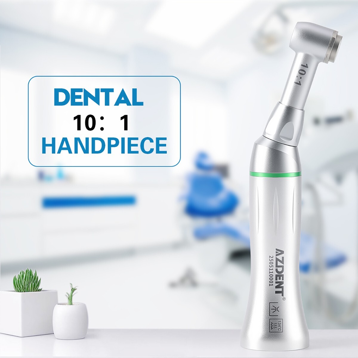 AZDENT Dental Endo Reciprocating Handpiece 10:1 Contra Angle Endodontic 60° M4