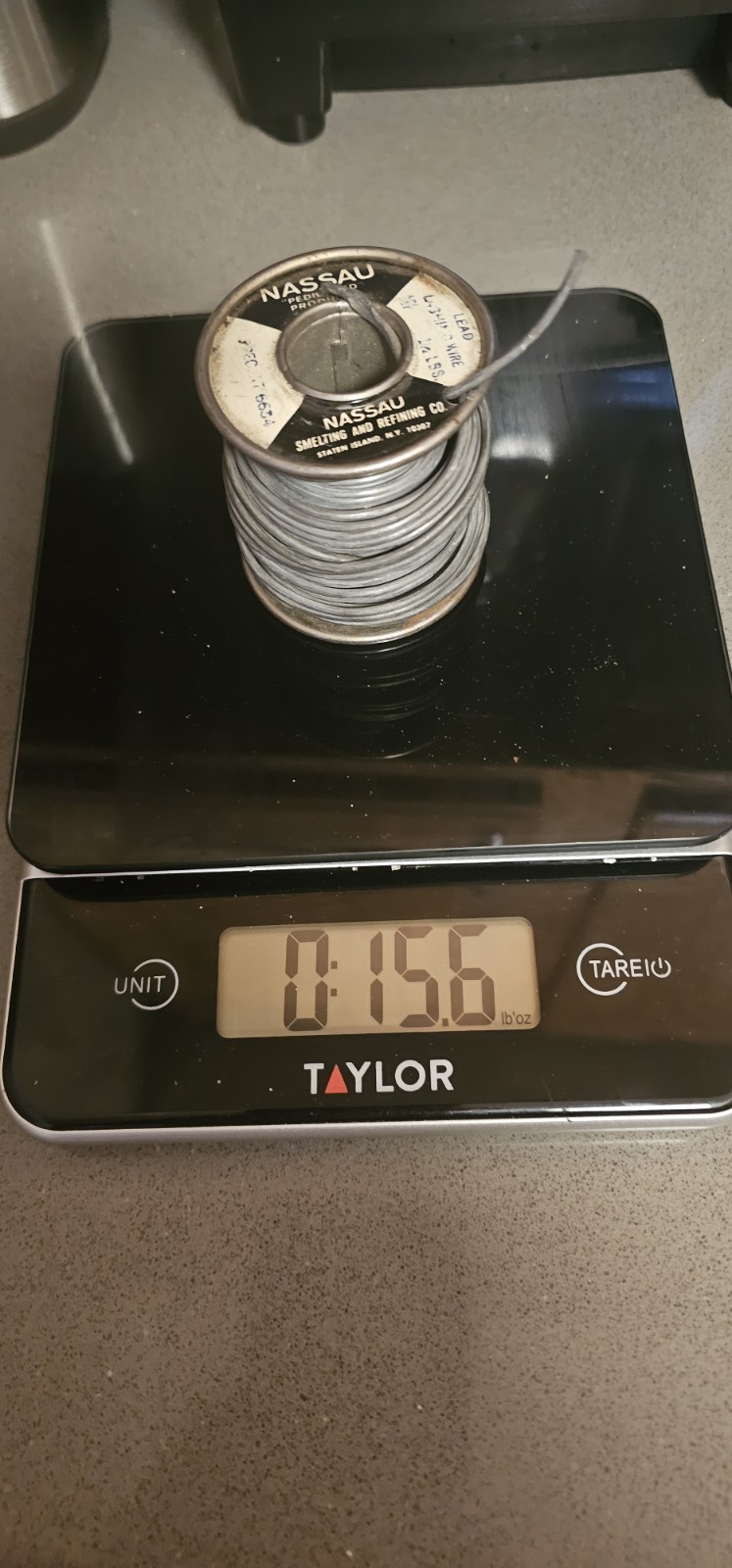 Nassau Lead Lashing Wire with Copper Core ~1 Lb