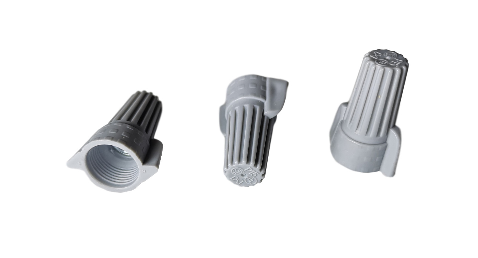 500 PCS. SCREW ON WINGED WIRE CONNECTOR, GREY P15 CSA UL LISTED 18-8 AWG